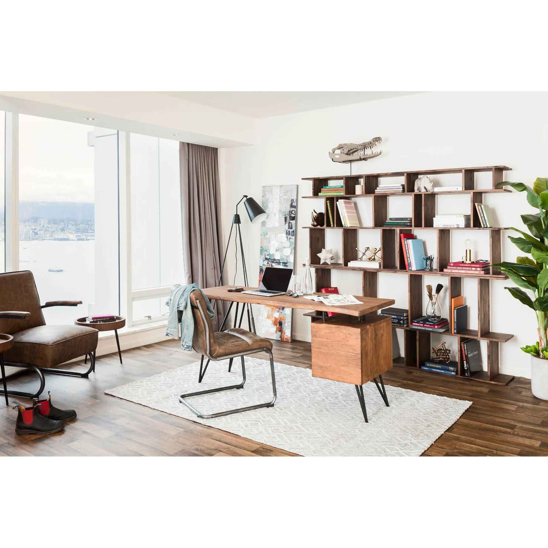 Naturally Chic Floating Table with Live Edge thumbnail 2