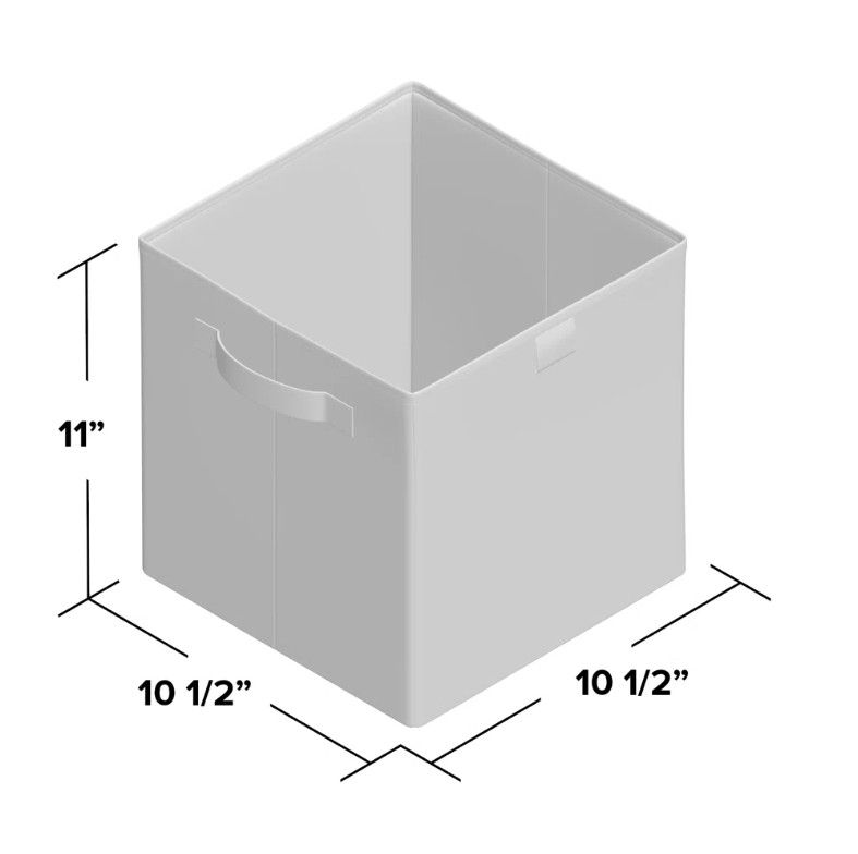 Premium Cubes Fabric Storage Bin  thumbnail 4