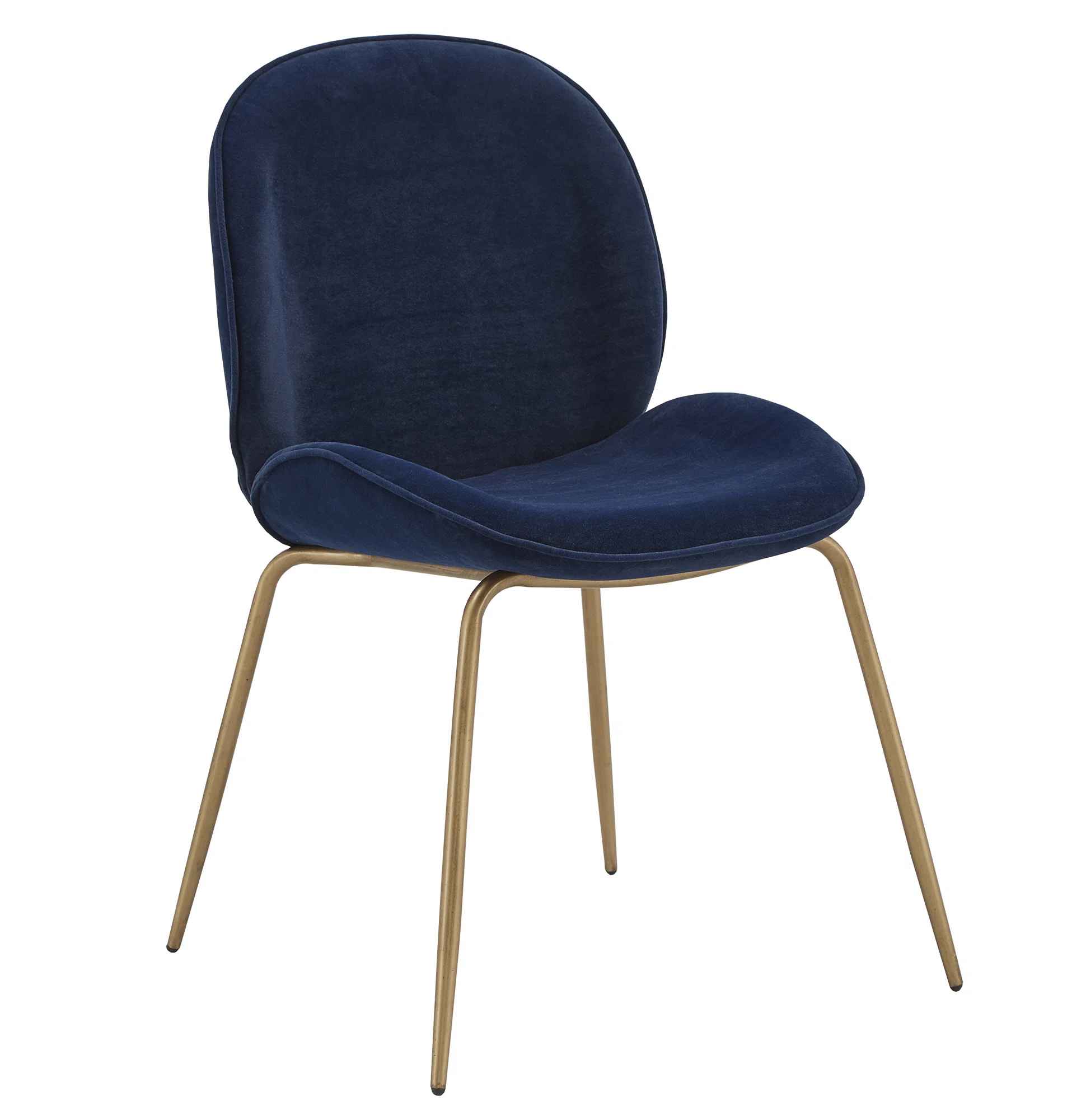 Adalee Velvet Upholstered Side Chair (Set of 2) thumbnail 3