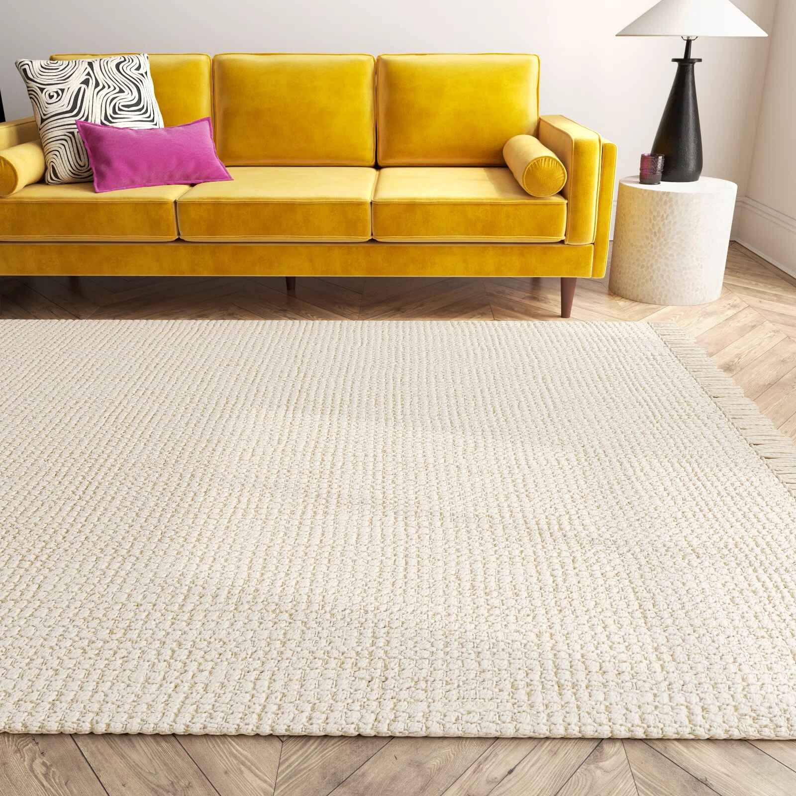Johnny Flatweave Solid Color Rug-8'6x11'6 thumbnail 4