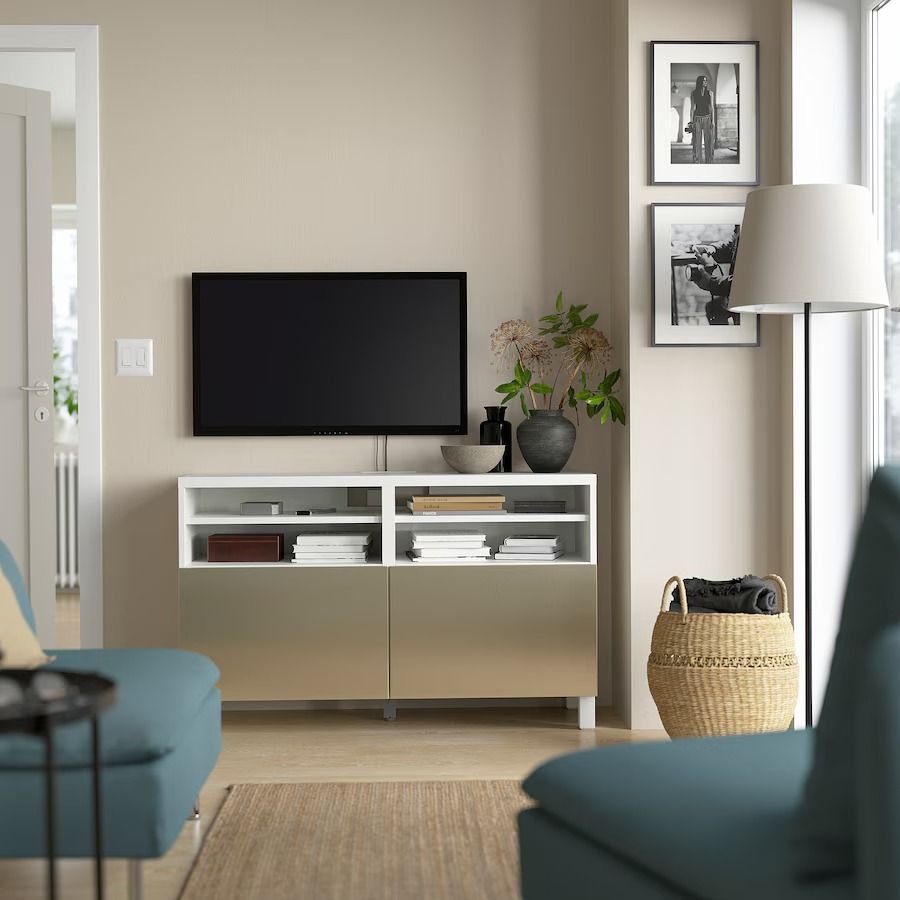 Besta TV Bench with Doors thumbnail 2