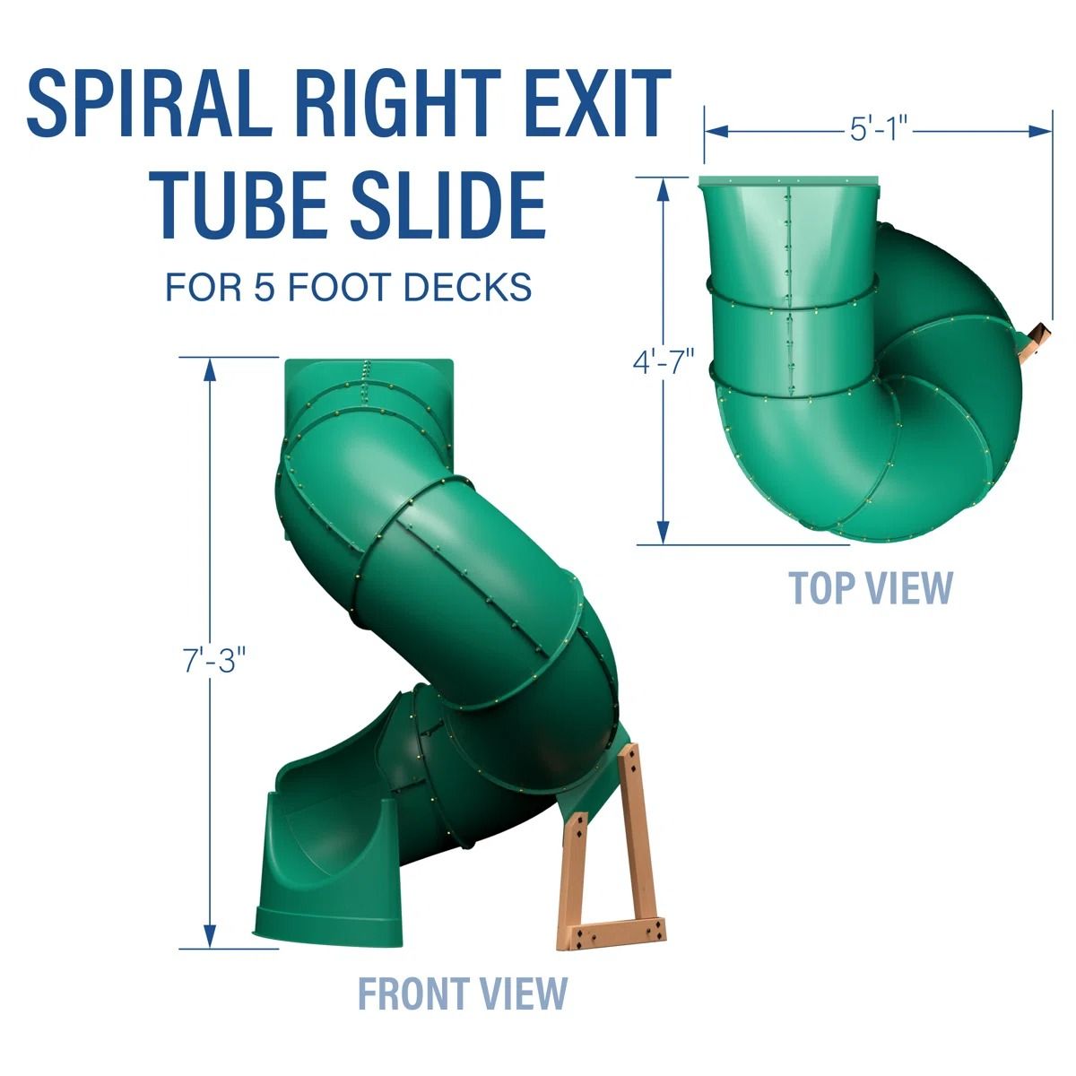 Spiral Slide for 5' Deck thumbnail 3
