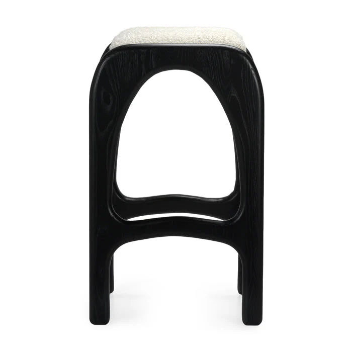 Archi Curve Charcoal Bar Stool thumbnail 2