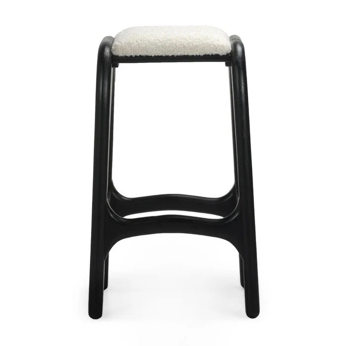 Archi Curve Charcoal Bar Stool thumbnail 3
