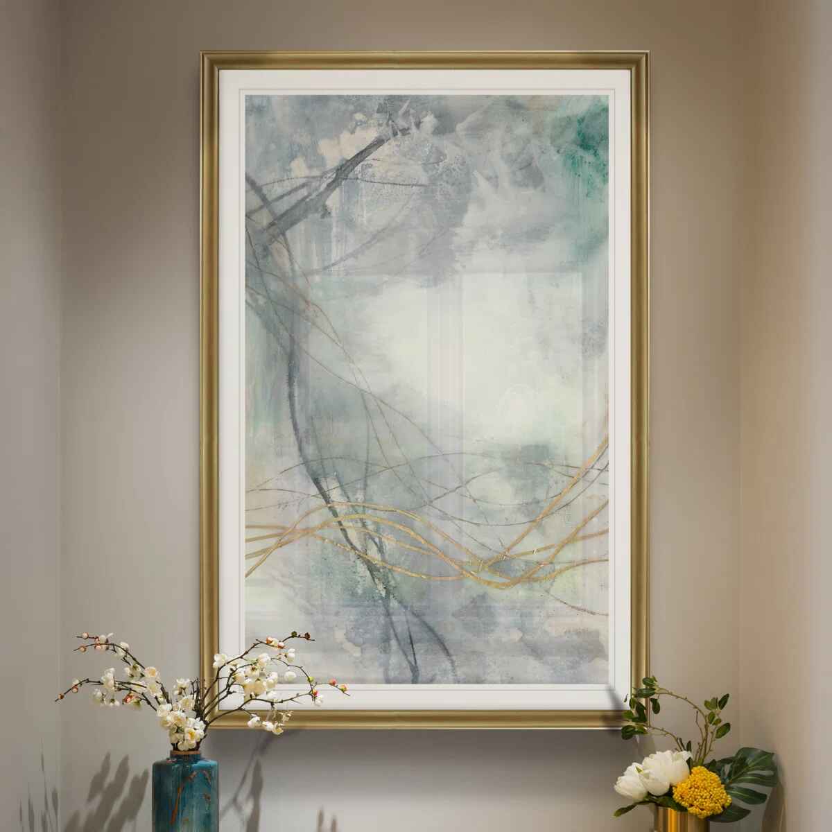 Undulating Oro II Painting Print on Canvas thumbnail 3