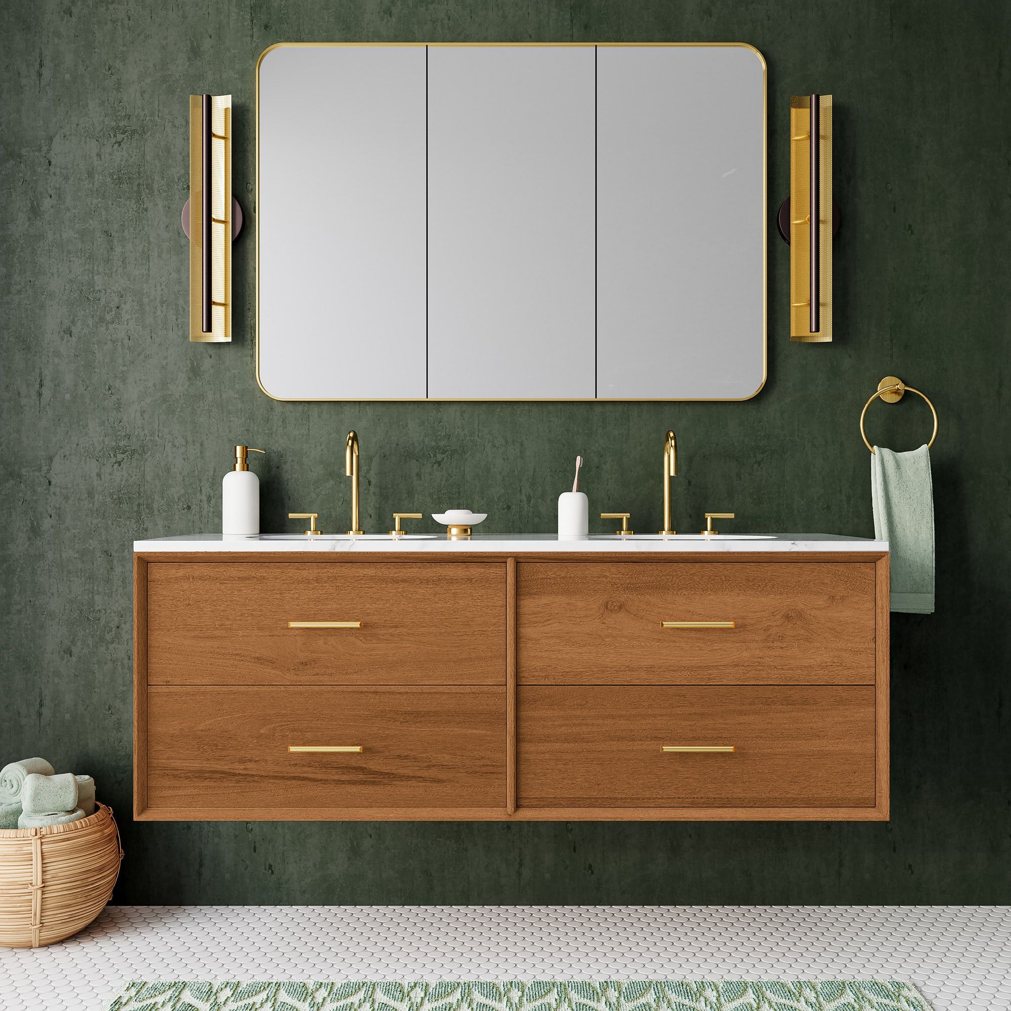 Seamless Triple Medicine Cabinet thumbnail 2
