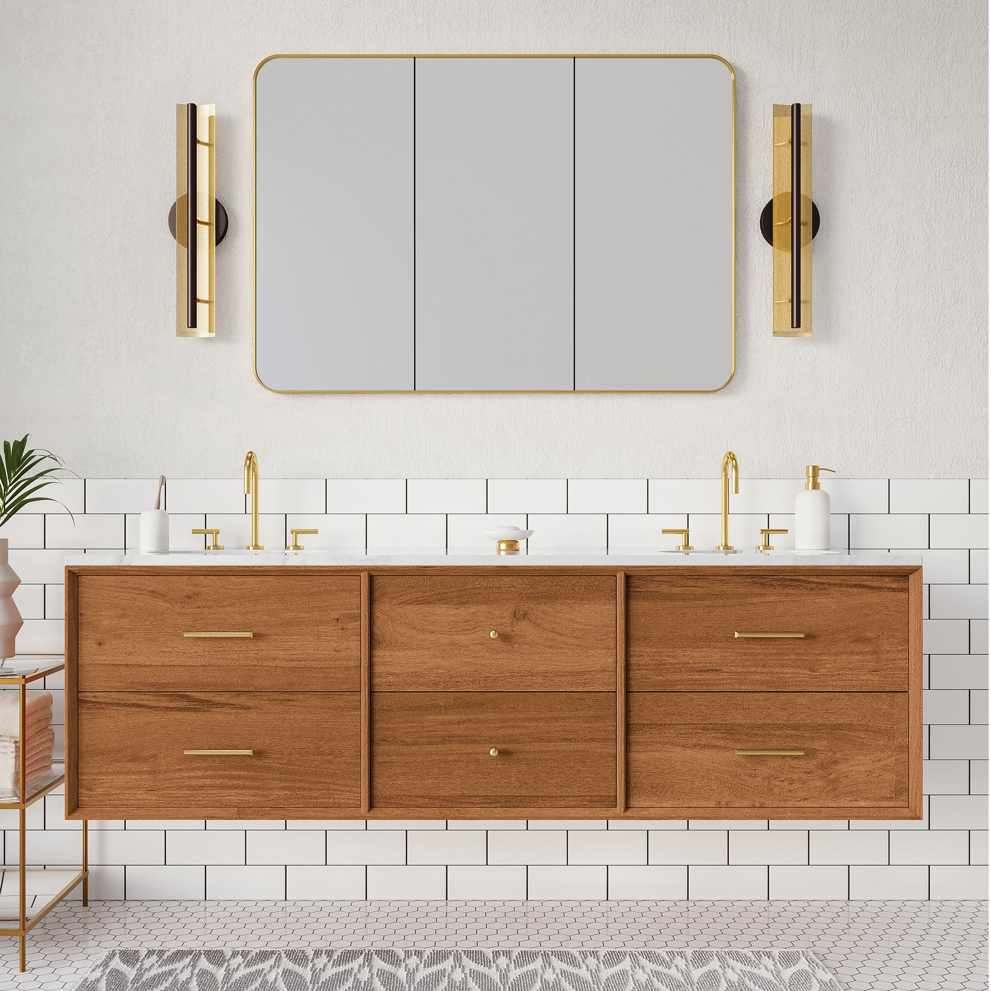 Seamless Triple Medicine Cabinet thumbnail 5