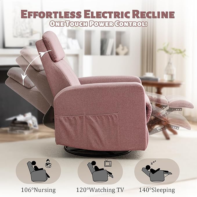 Power Swivel Recliner Chair thumbnail 3