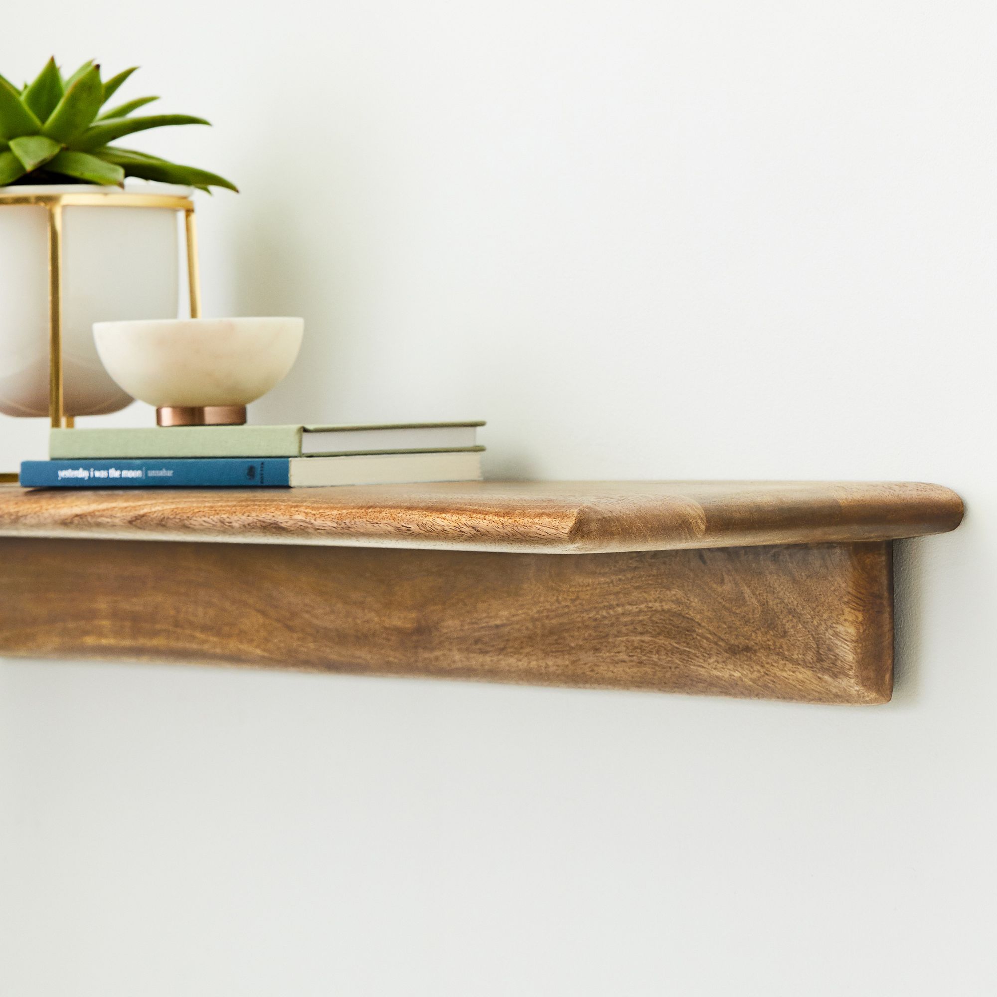 Anton Solid Wood Wall Shelves-36" thumbnail 3