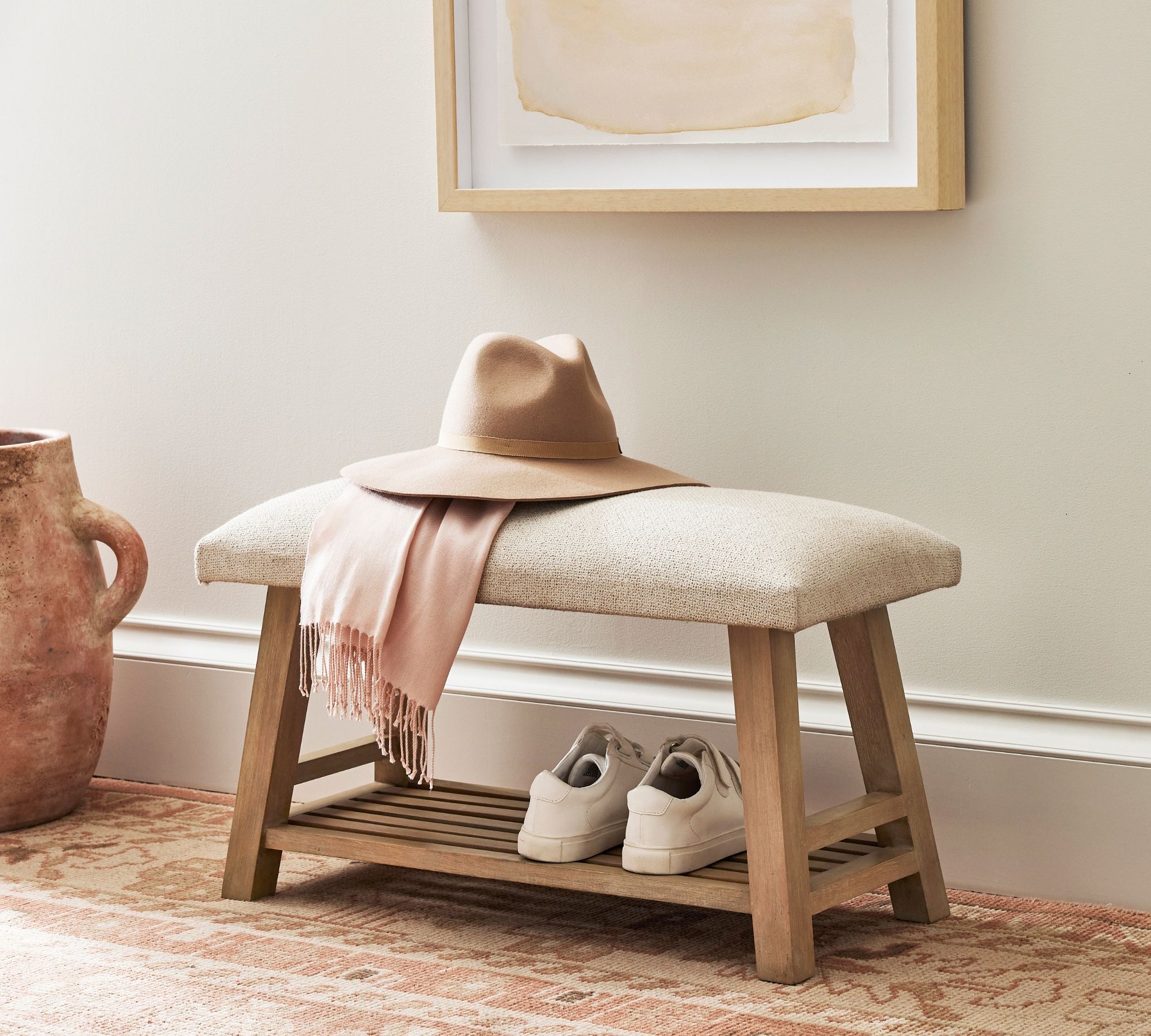 Boucle Entry Bench thumbnail 2