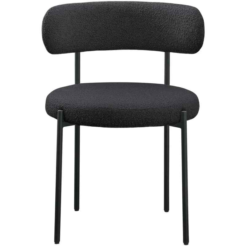 Sherwood Solid Back Boucle Side Chair (Set of 2) thumbnail 3