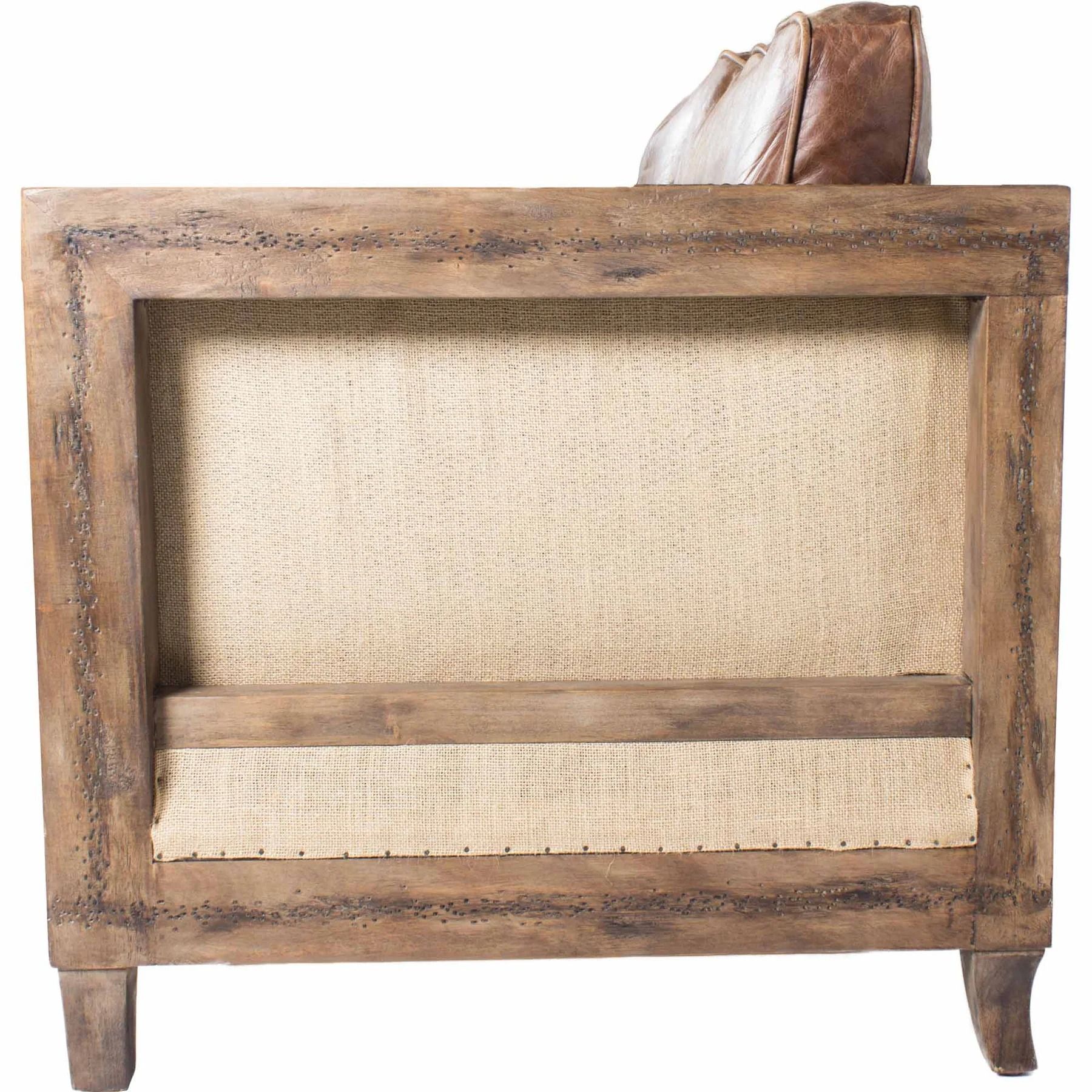 Charming Grain Leather Bungalow Sofa thumbnail 2