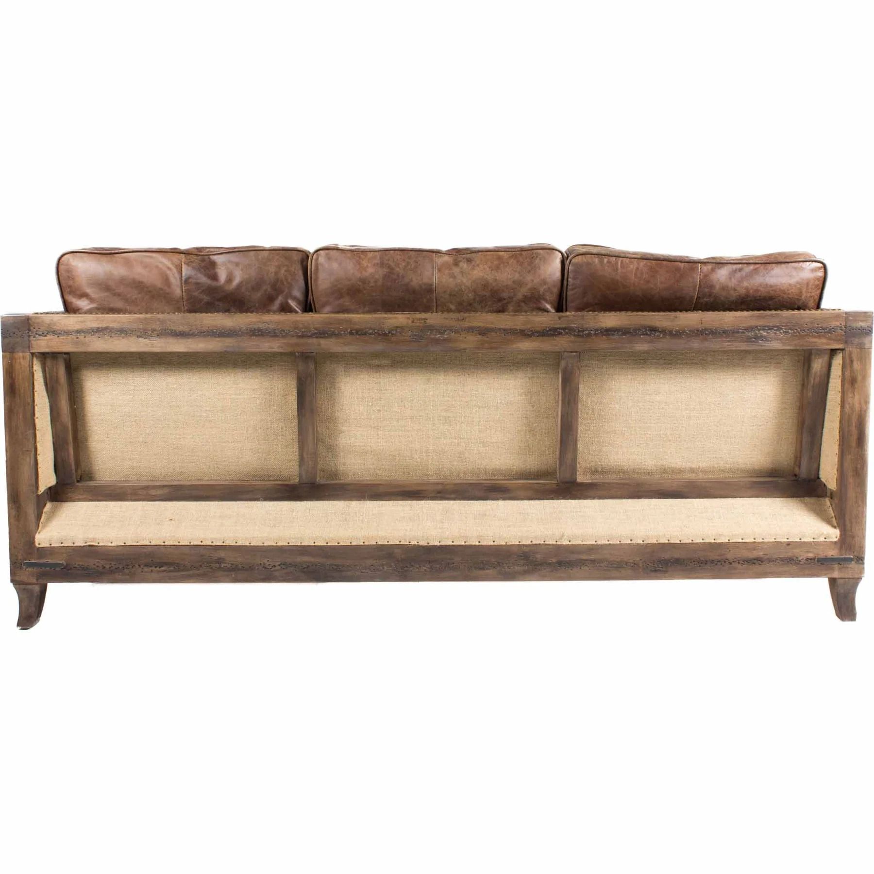 Charming Grain Leather Bungalow Sofa thumbnail 3