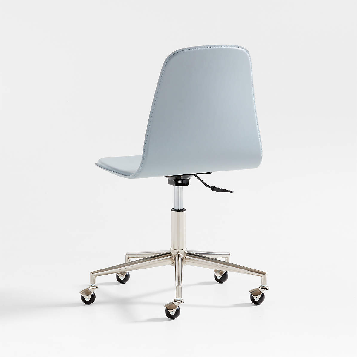 Class Act Mist Blue and Silver Adjustable Kids Desk Chair thumbnail 3