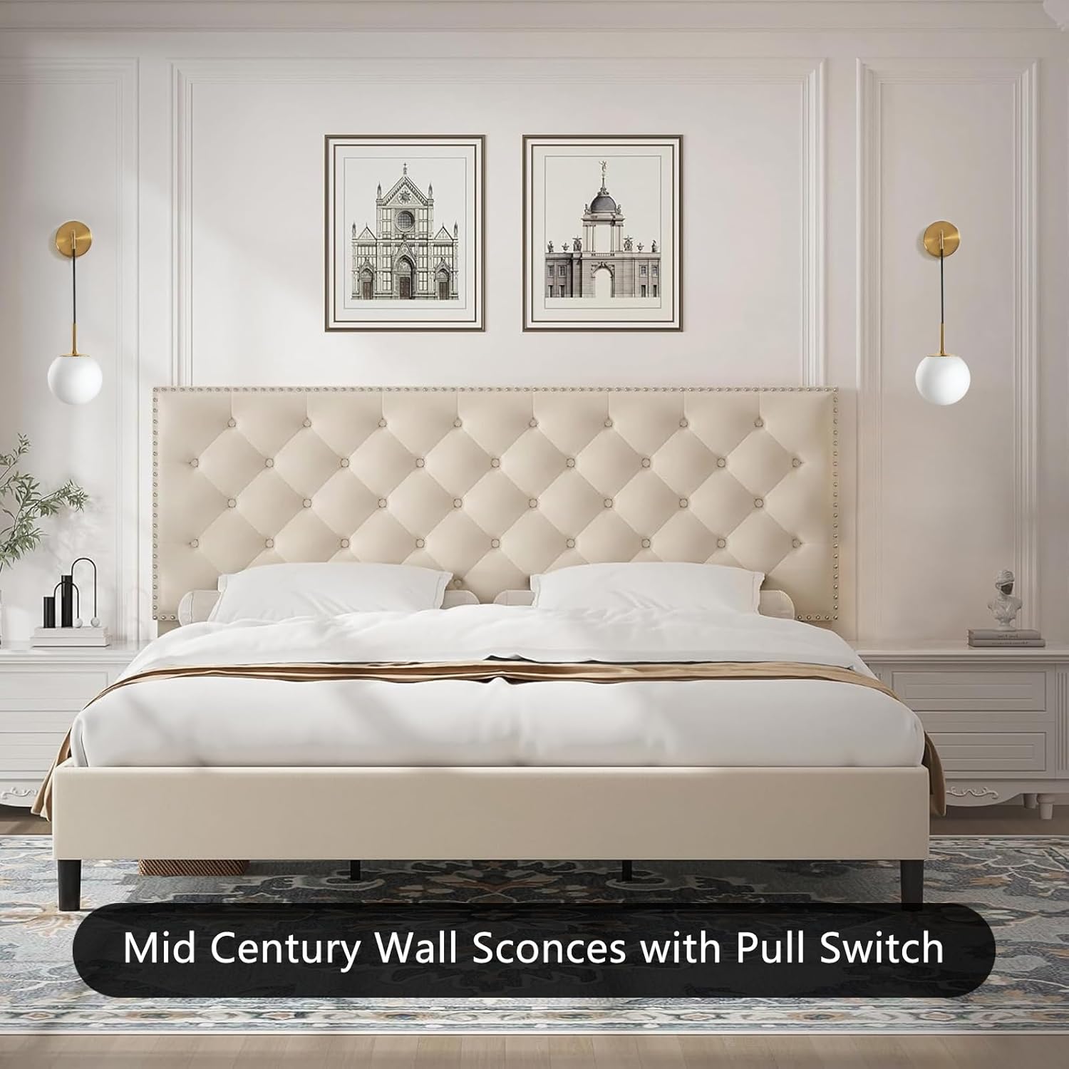 Gold Wall Sconces with Pull Chain Switch Set of 2 thumbnail 3