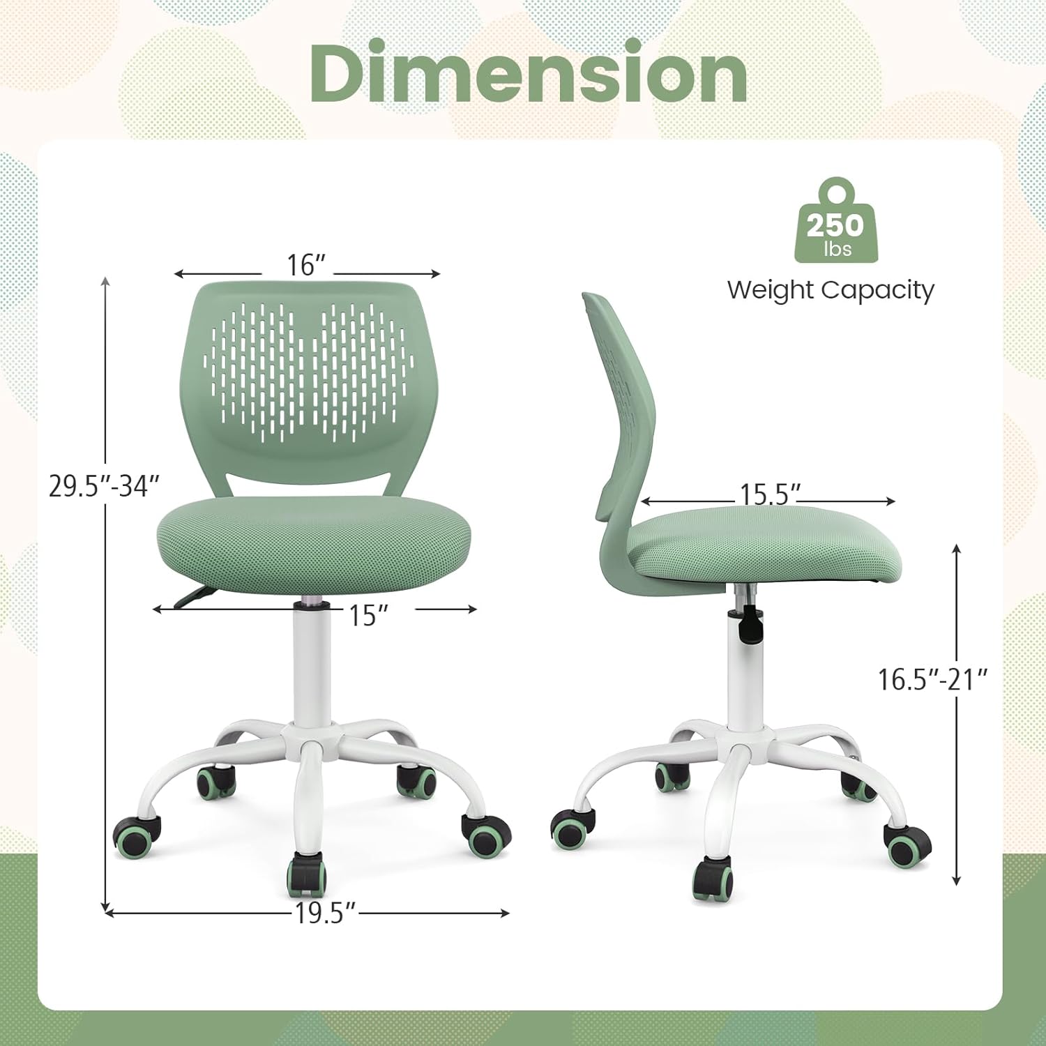 Giantex Kids Desk Chair thumbnail 5