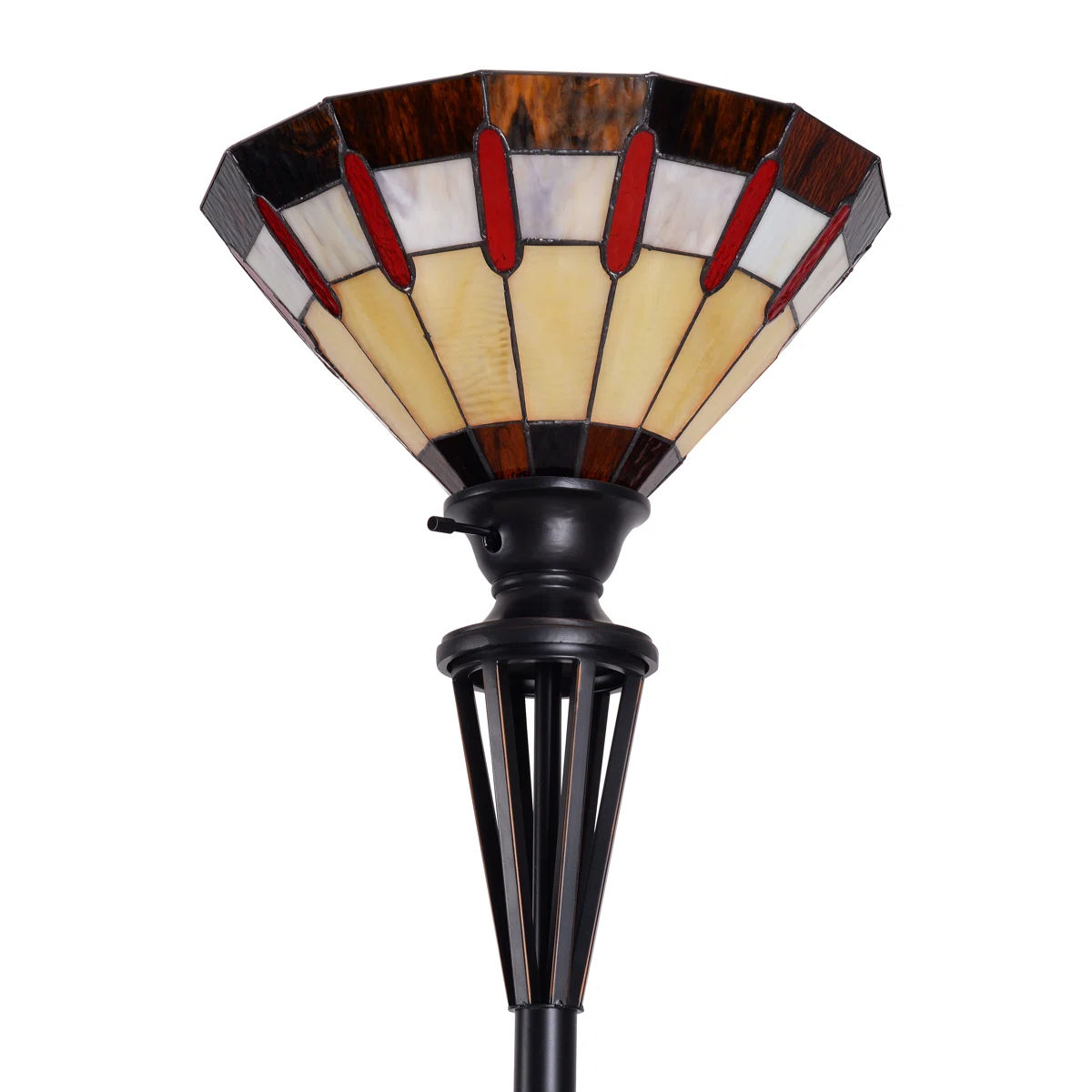 Rozanne Bronze Torchiere Floor Lamp thumbnail 5