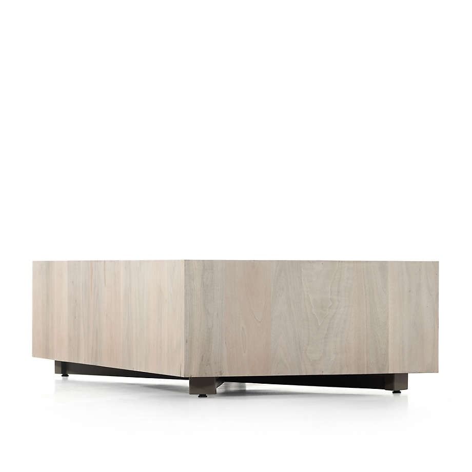 Dillon Ashen Walnut Wood Rectangular Coffee Table thumbnail 4