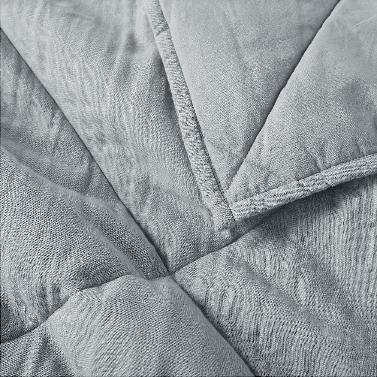 Supersoft Kids Mist Blue Gauze Cotton Quilt-Queen thumbnail 3