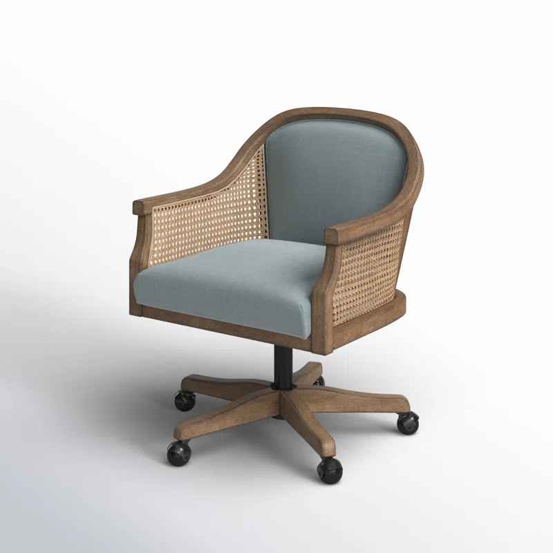 Sesena Solid Wood Home Office Task Chair thumbnail 4