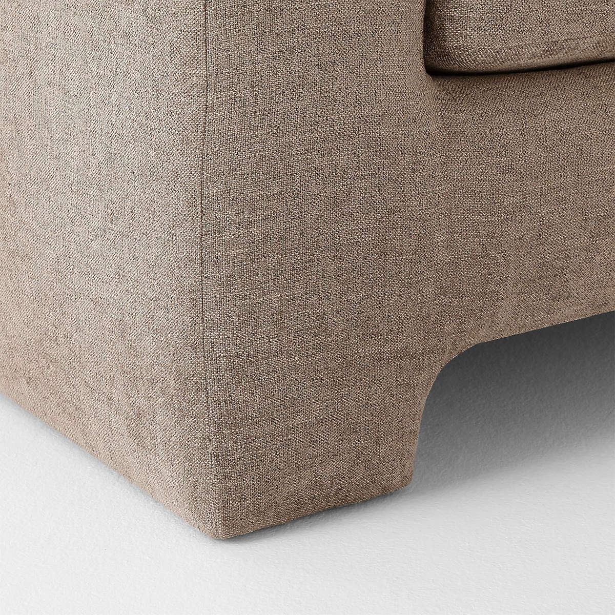 Durant Light Brown Performance Fabric Sofa thumbnail 6