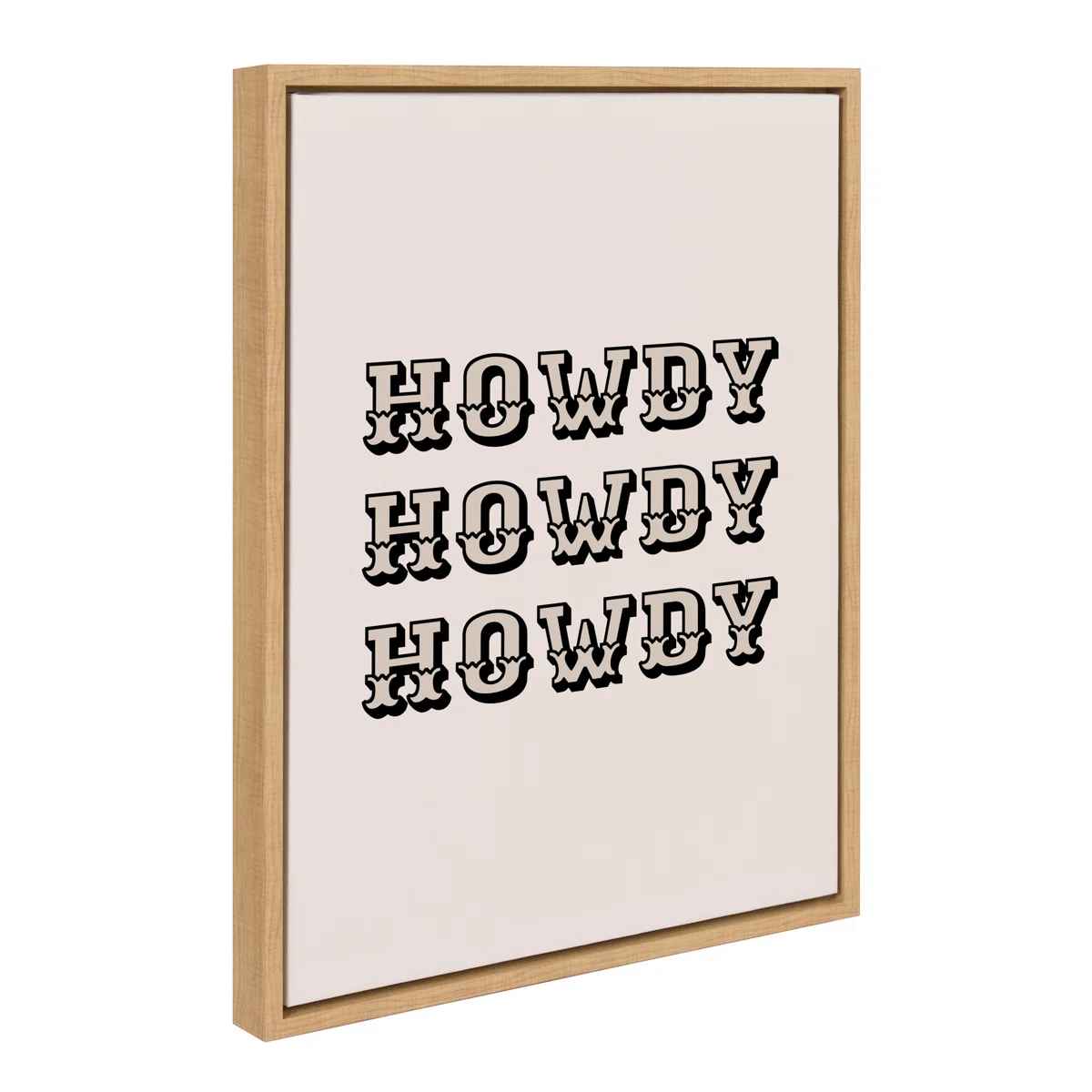Western Cowboy Framed Canvas Wall Art thumbnail 3