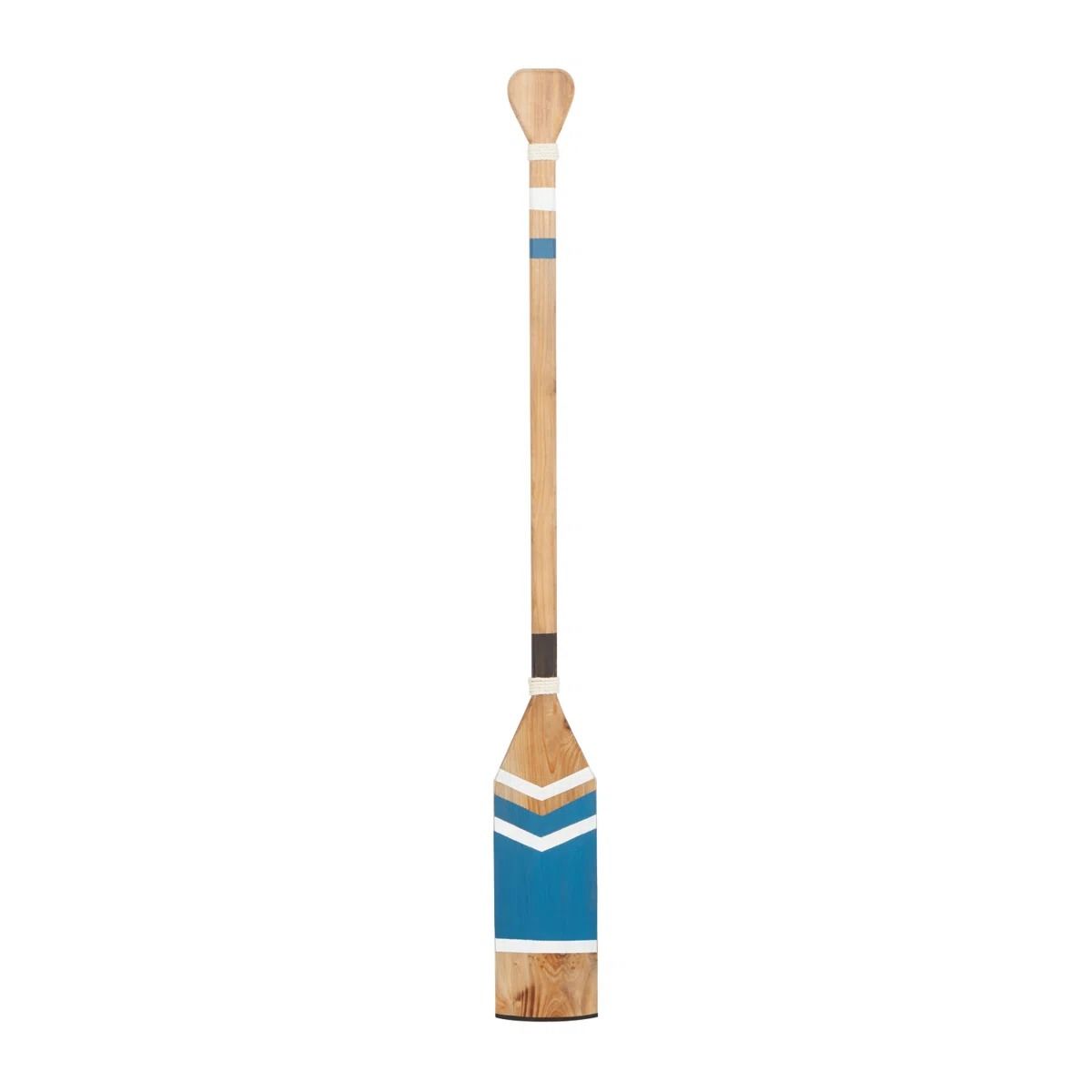 Wood Novelty Canoe Oar Paddle Blue Wall Decor thumbnail 4