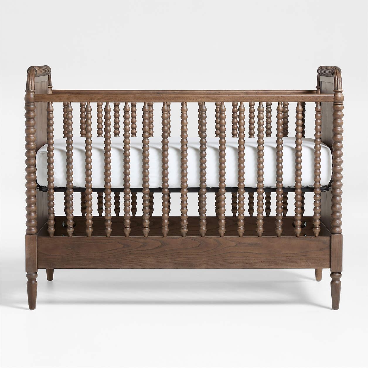 Jenny Lind Heirloom Deep Brown Wood Convertible Baby Crib thumbnail 4