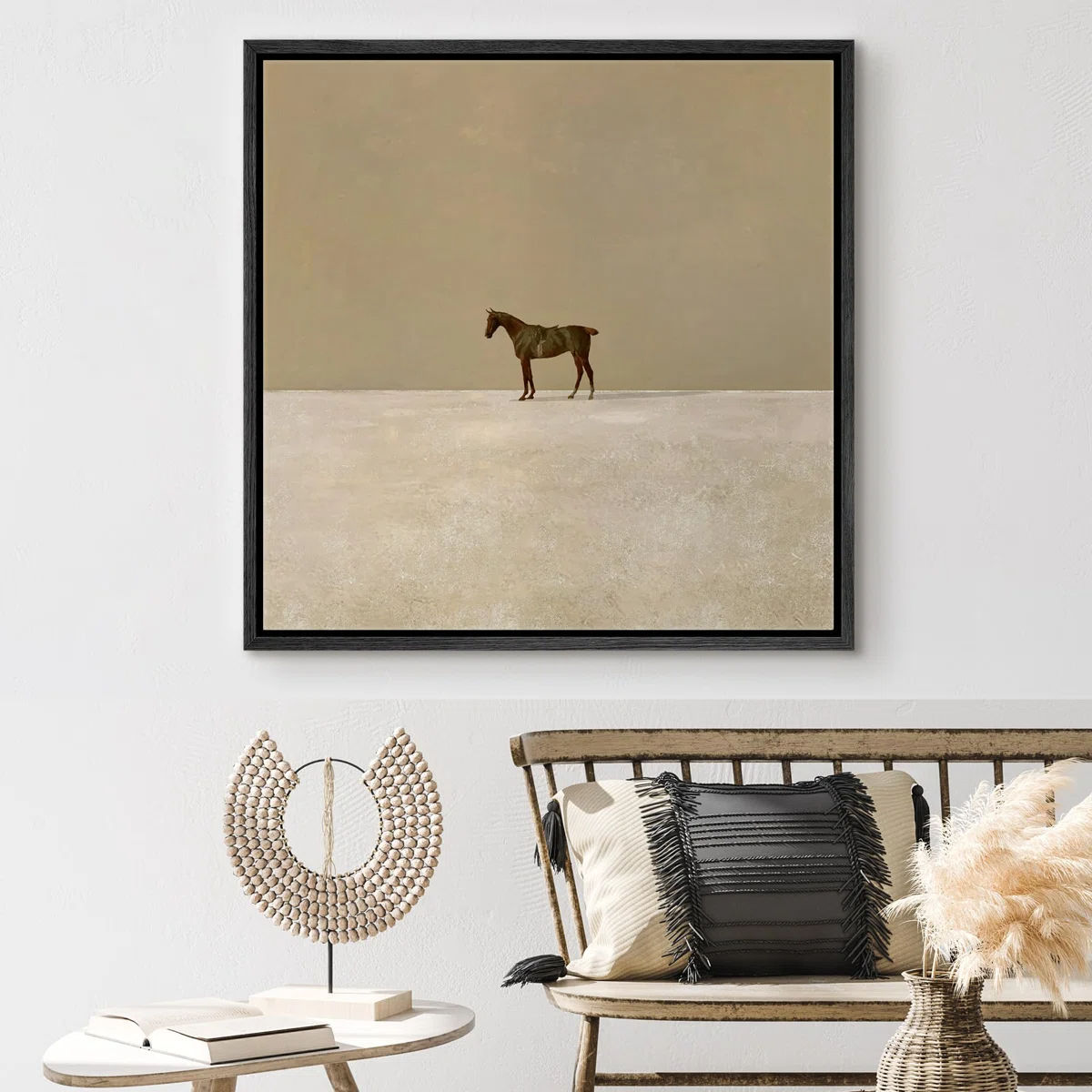 Lone Horse In Vast Photo Frame thumbnail 2