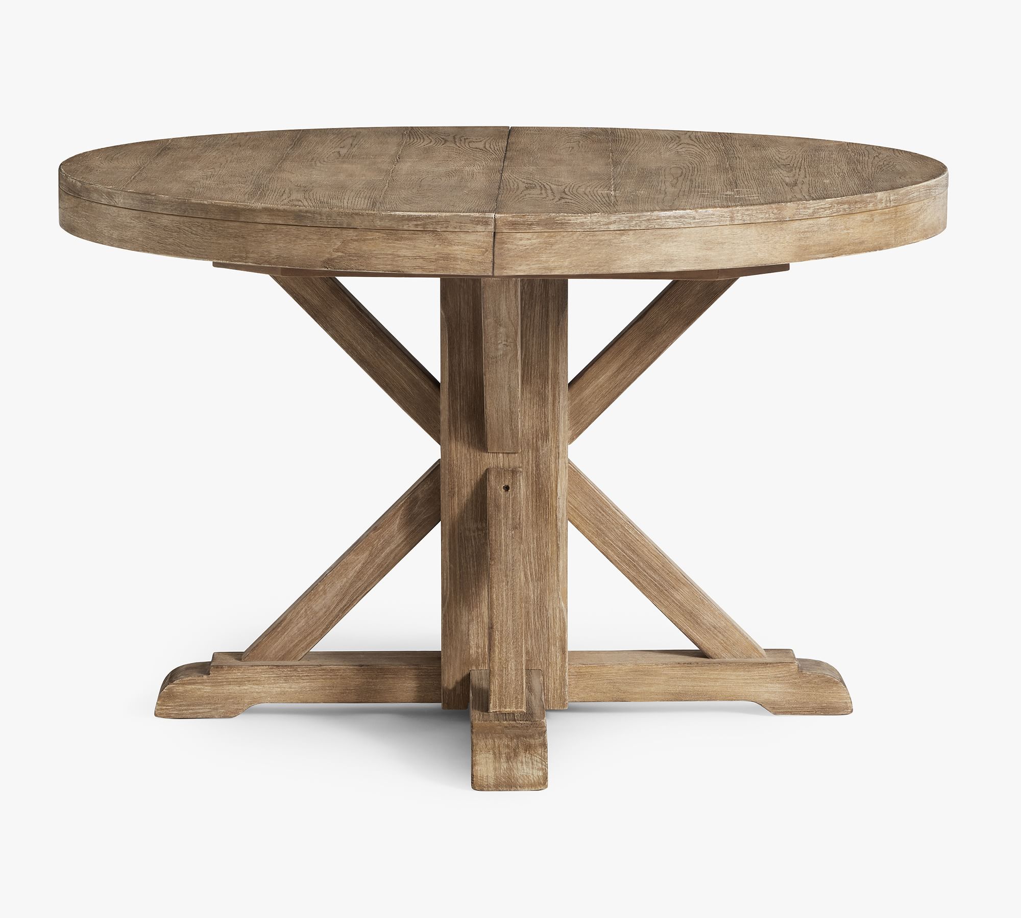 Benchwright Round Pedestal Extending Dining Table thumbnail 5