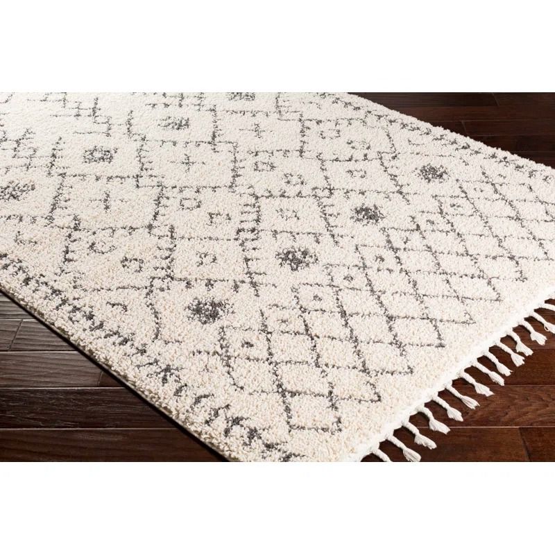 Chet Charcoal Beige Area Rug-7'10"x10'3" thumbnail 2