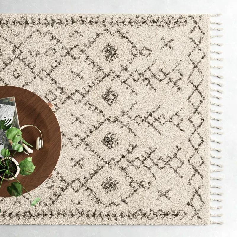 Chet Charcoal Beige Area Rug-7'10"x10'3" thumbnail 3