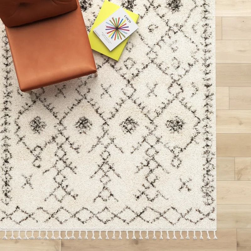 Chet Charcoal Beige Area Rug-7'10"x10'3" thumbnail 4