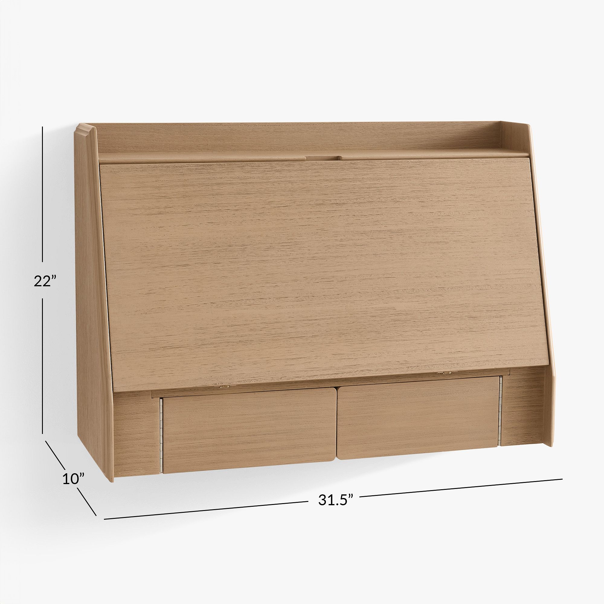 Closed Storage Wall Desk thumbnail 3