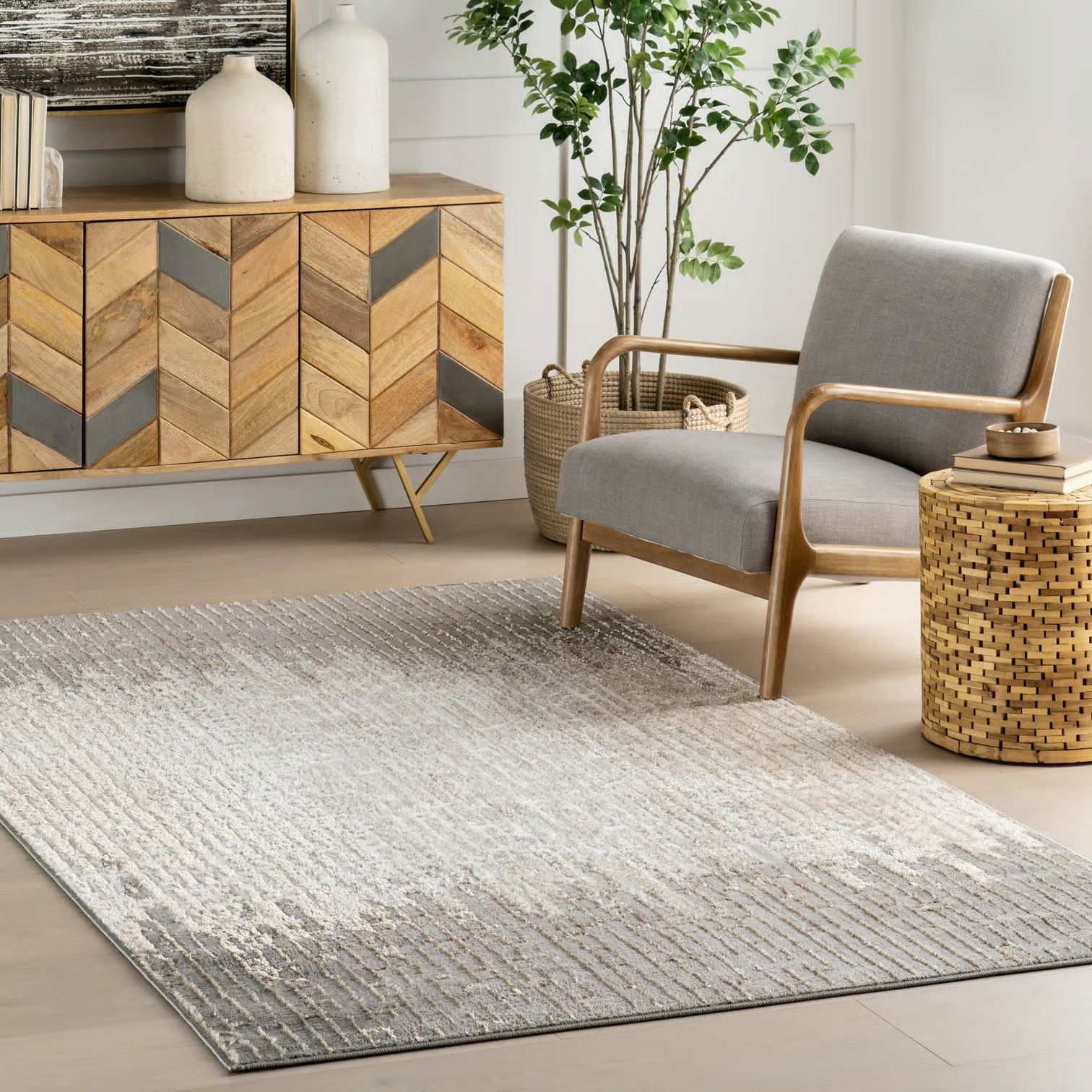 Naira Abstract Rug-5'x8' thumbnail 2
