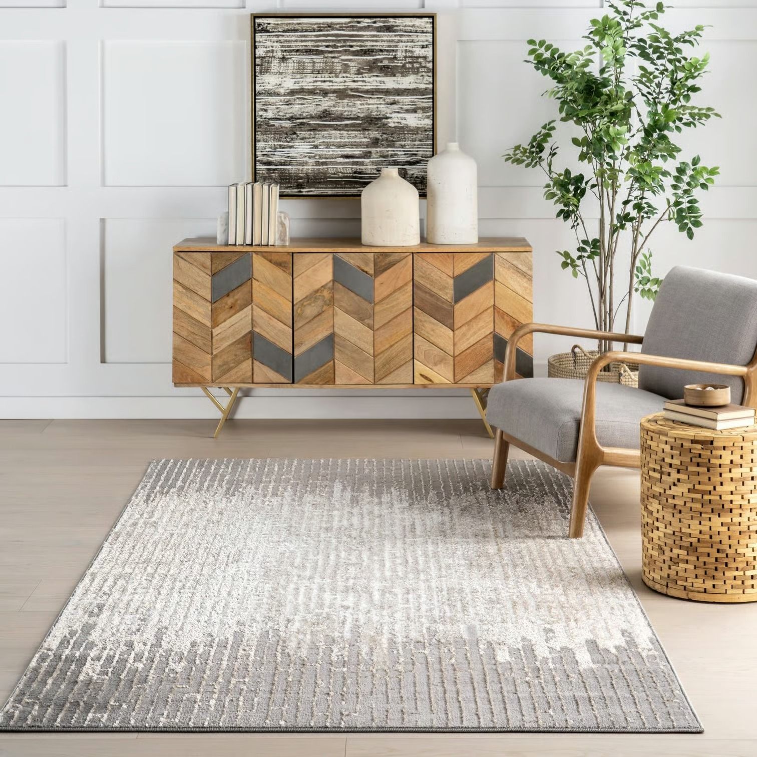 Naira Abstract Rug-5'x8' thumbnail 3