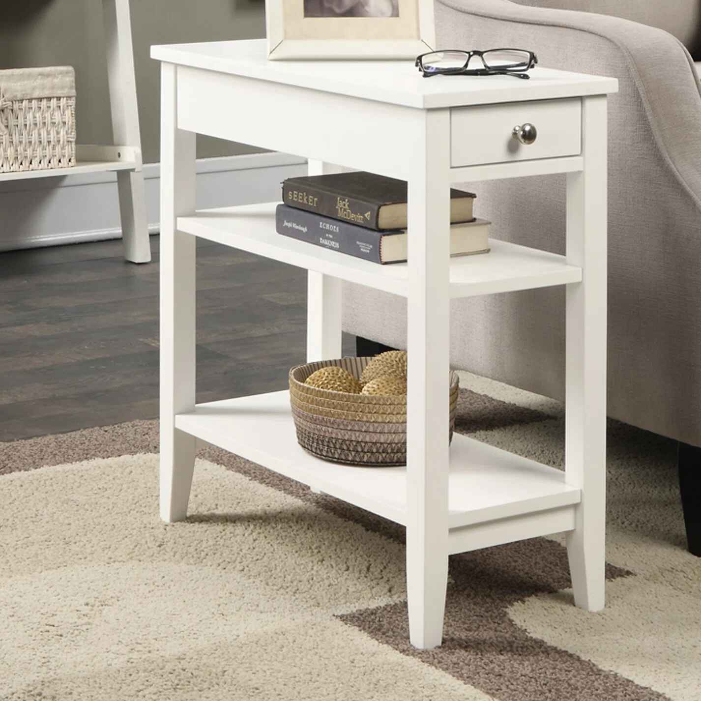 Carbin End Table with Drawer and Shelves thumbnail 4