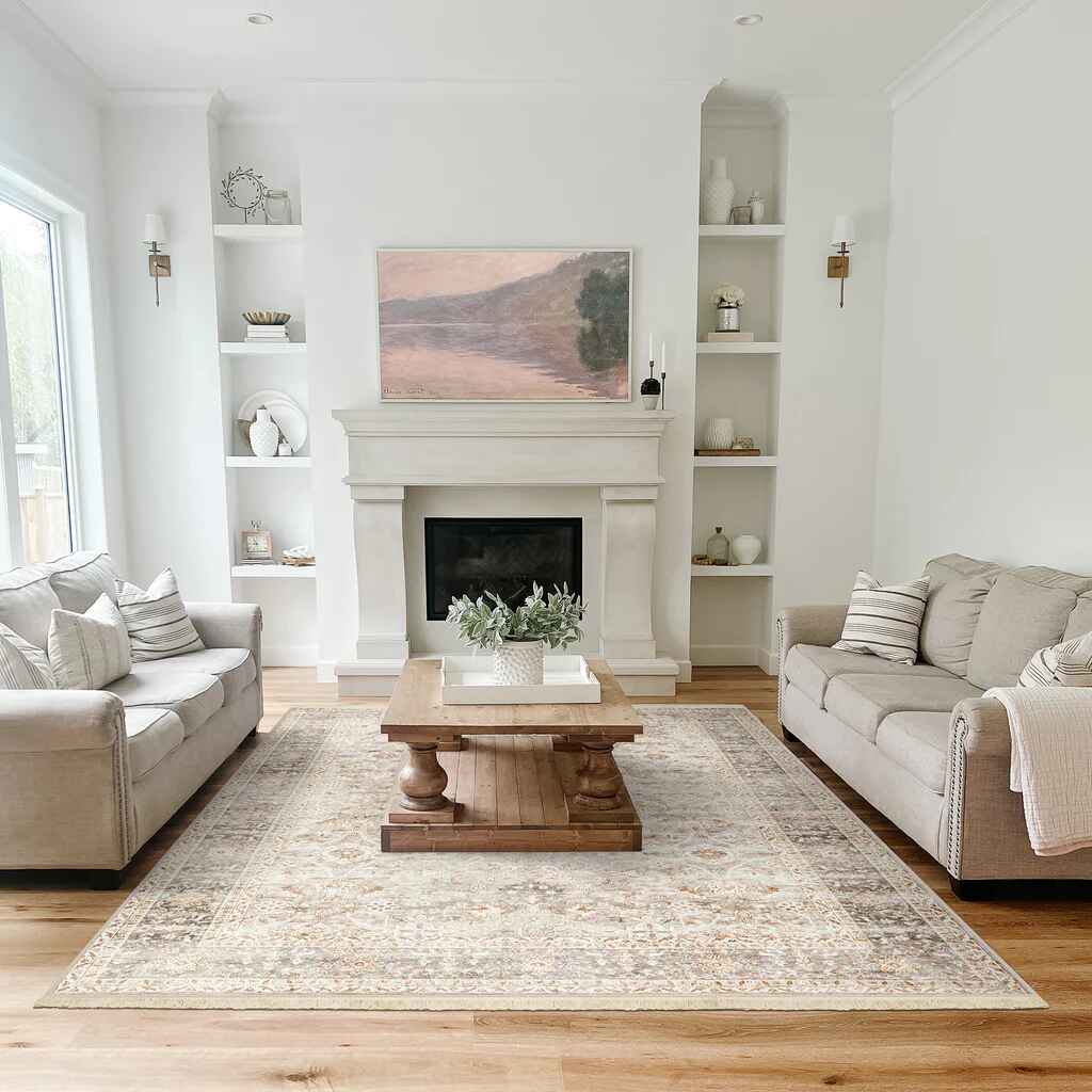 Lisa Taupe and Multi Rug-8'x10' thumbnail 2