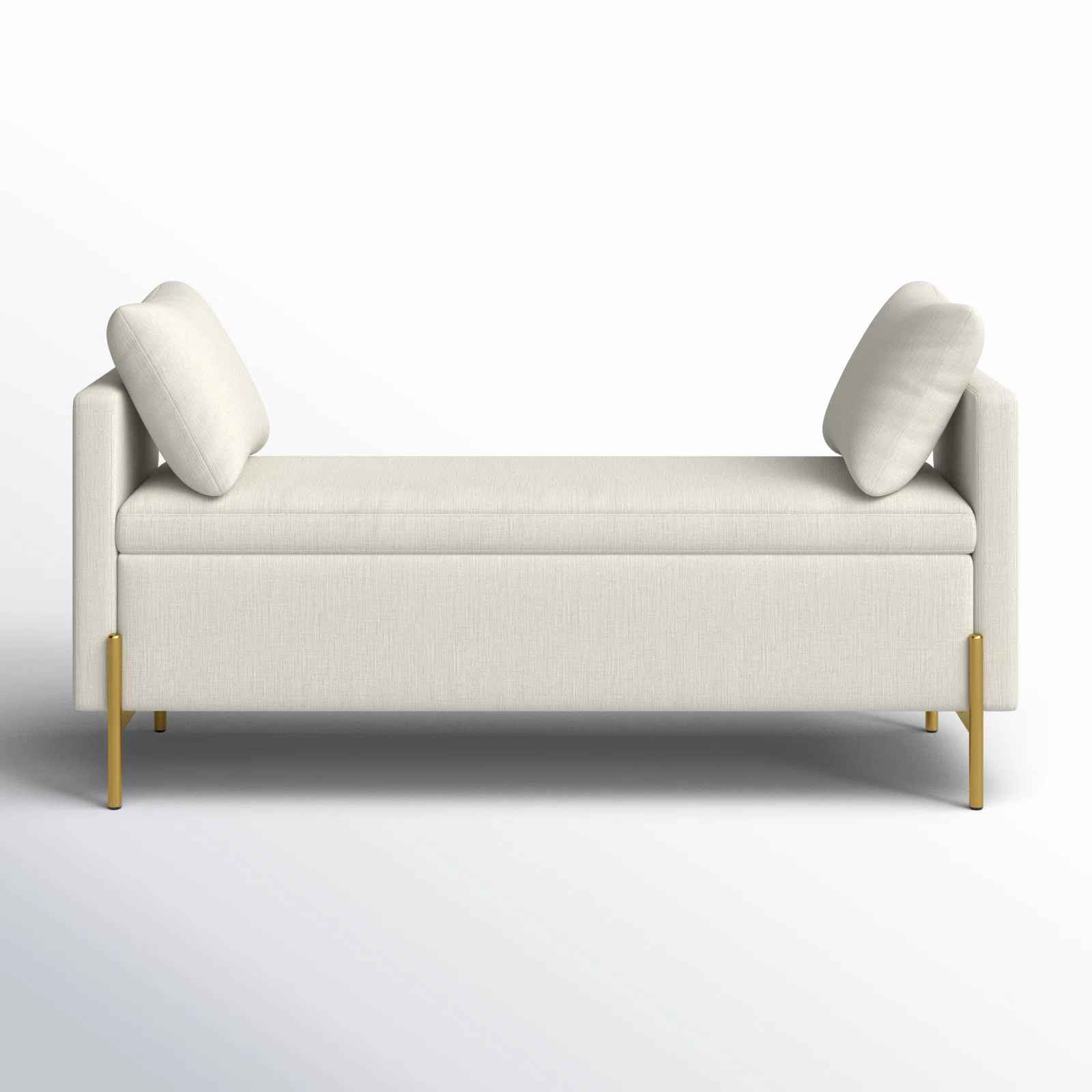 Louvenia Upholstered Flip Top Bench thumbnail 3