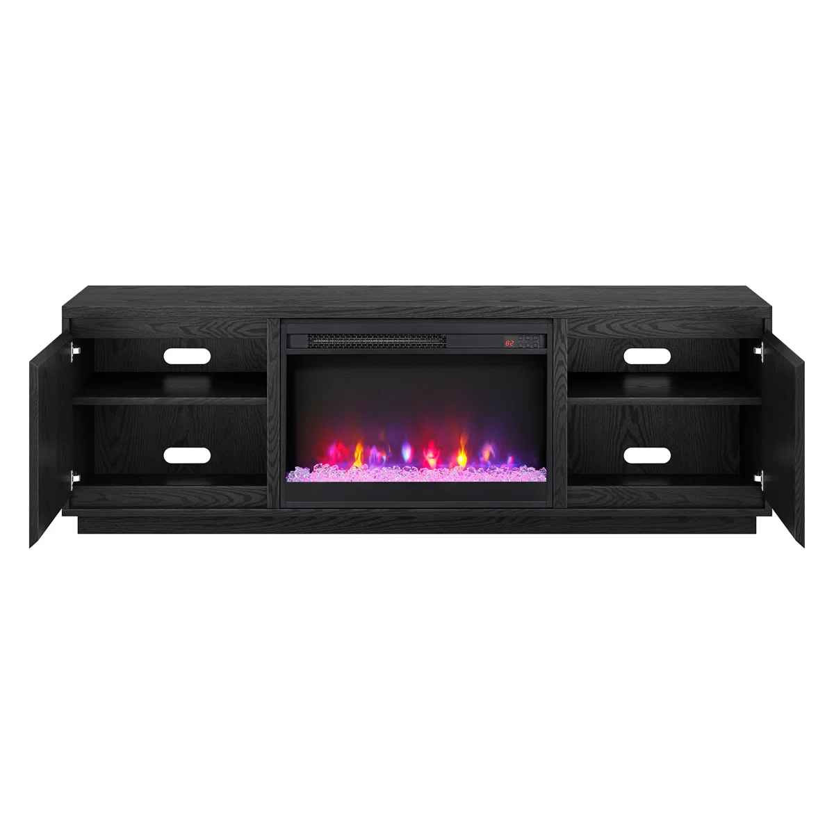 Nieshia Rectangular TV Stand Crystal Fireplace thumbnail 4