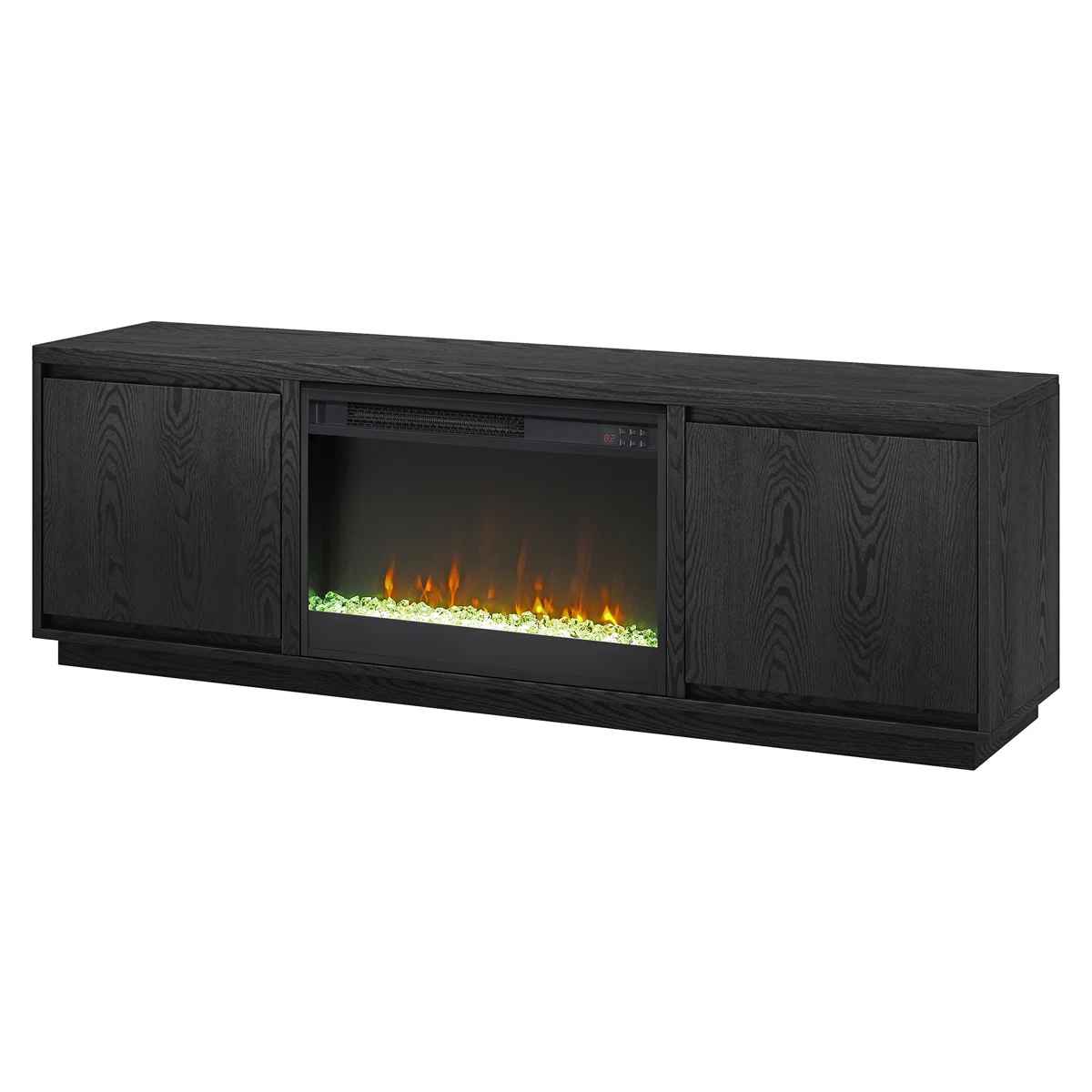 Nieshia Rectangular TV Stand Crystal Fireplace thumbnail 6