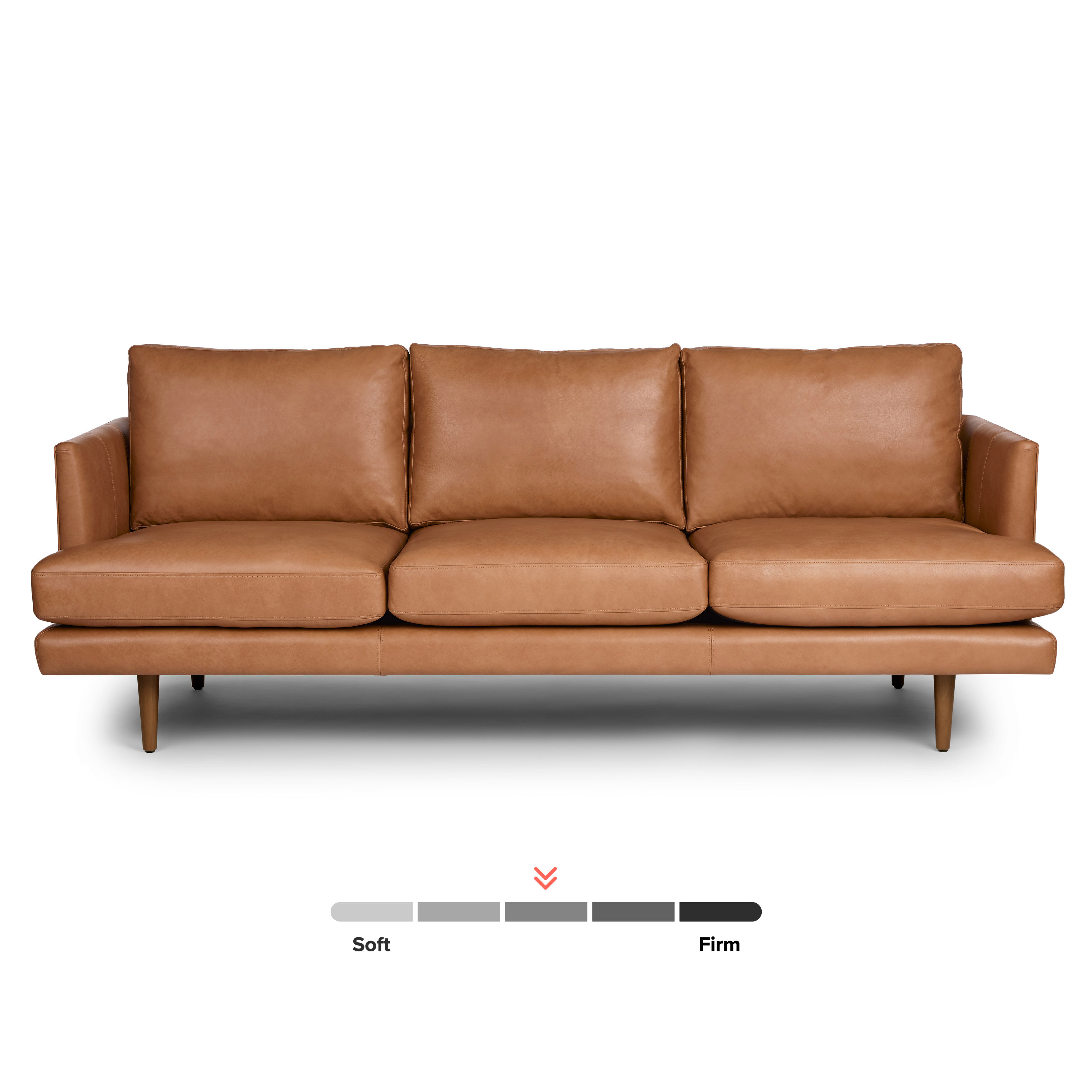 Burrard Leather Sofa Bella Caramel thumbnail 3