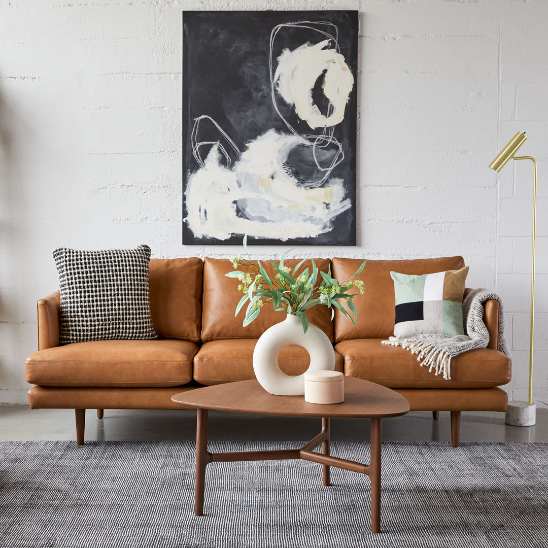 Burrard Leather Sofa Bella Caramel thumbnail 5