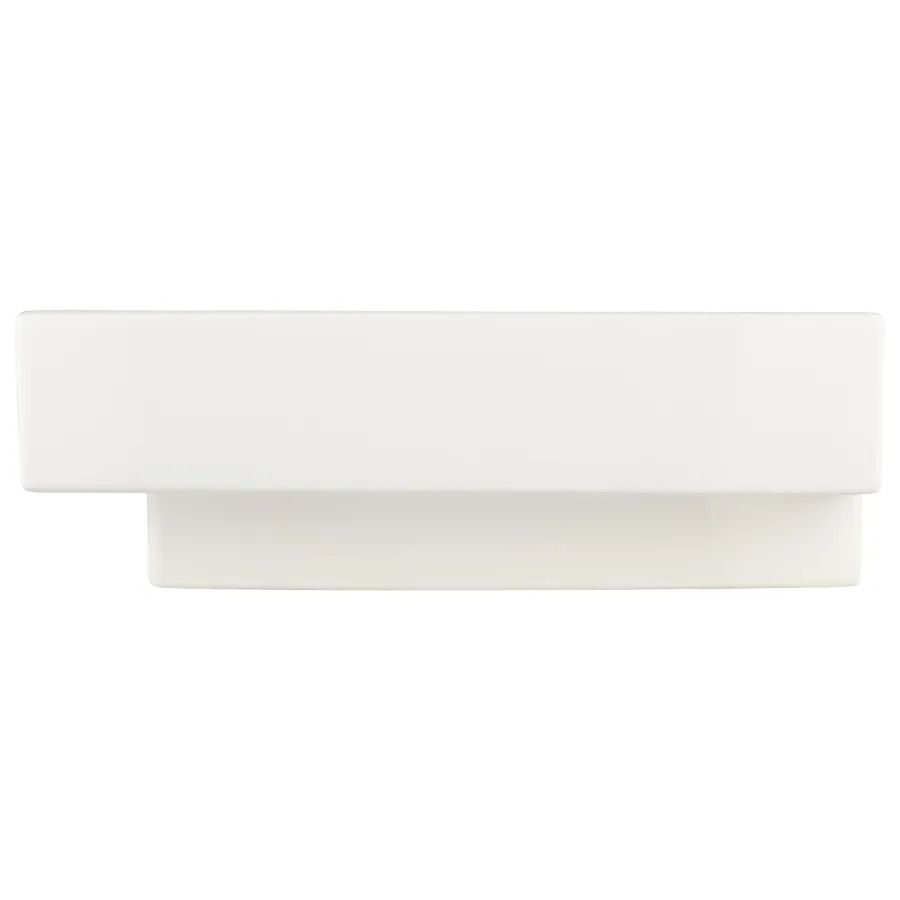 Signature Hardware Stoddert 19 Porcelain Wall Mounted Bathroom Sink with Single Faucet Hole and Overflow thumbnail 3