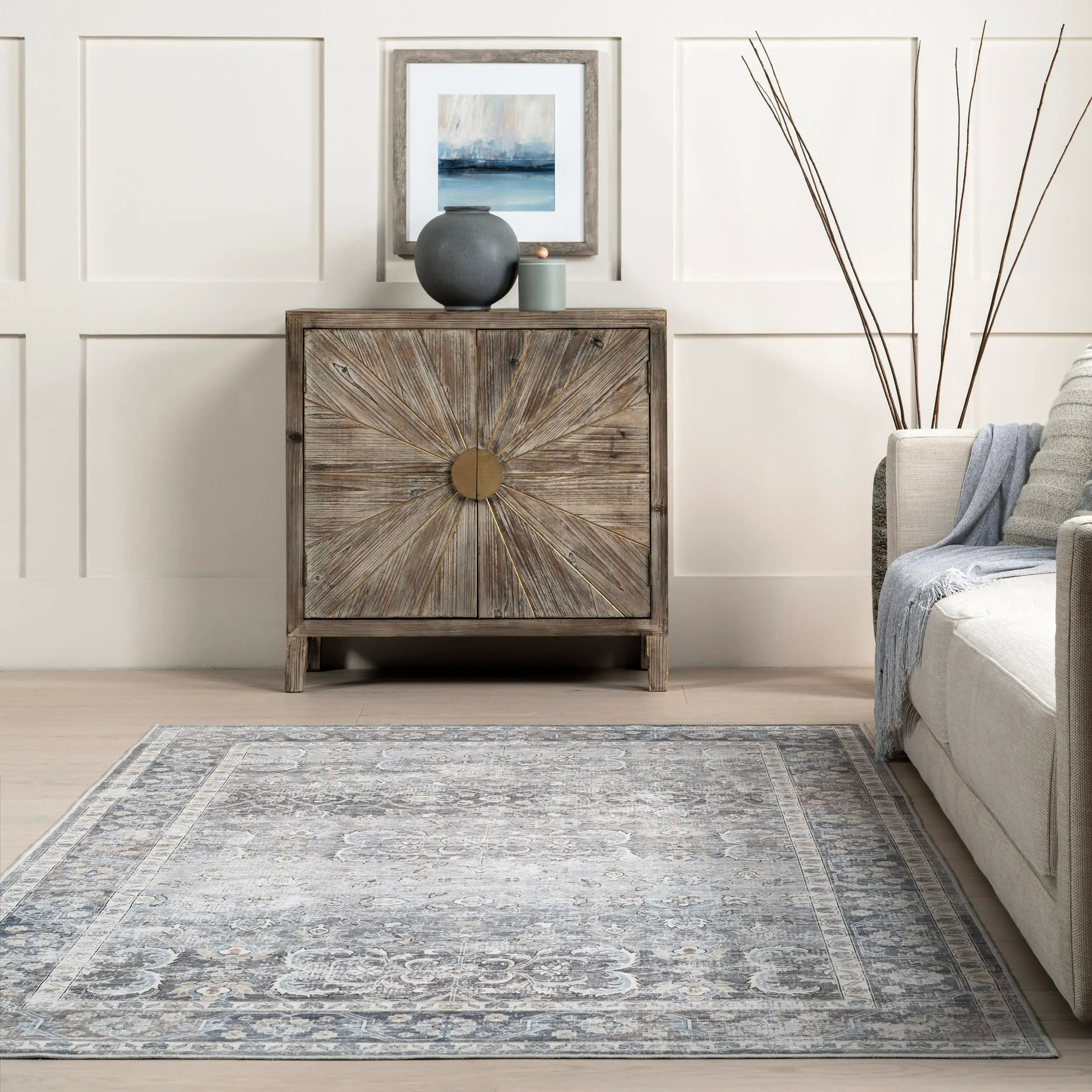 Shannon Spill Proof Washable Rug-9'x12' thumbnail 4