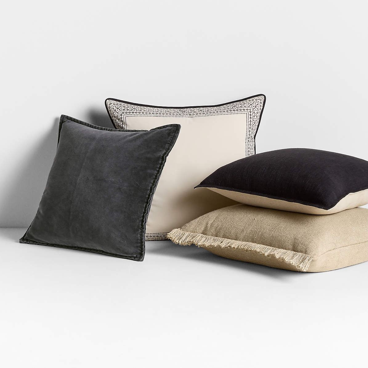 Relaxed Washed Organic Cotton Velvet-20"x20" thumbnail 2