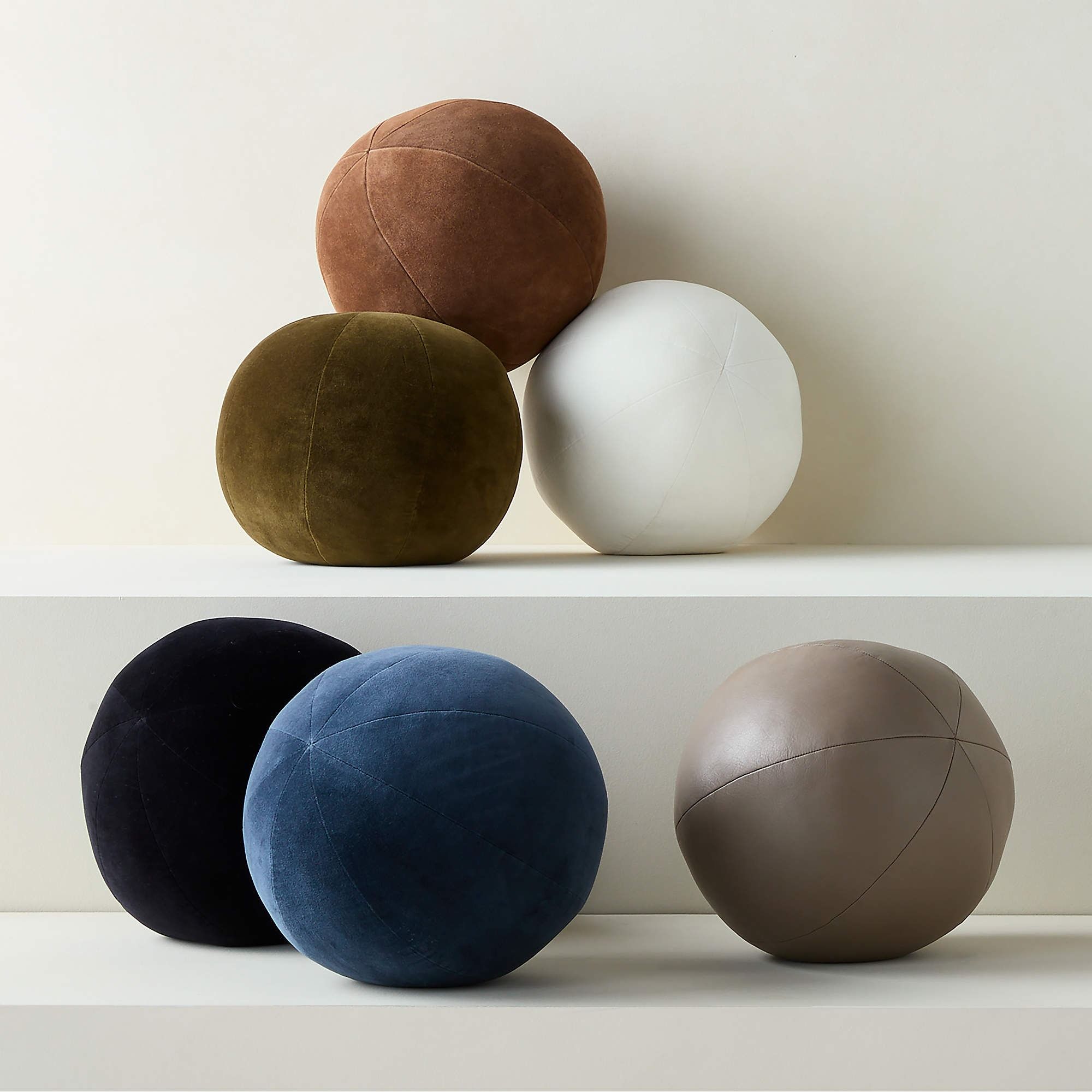 Terre Black Velvet Sphere Throw Pillow 12" thumbnail 7