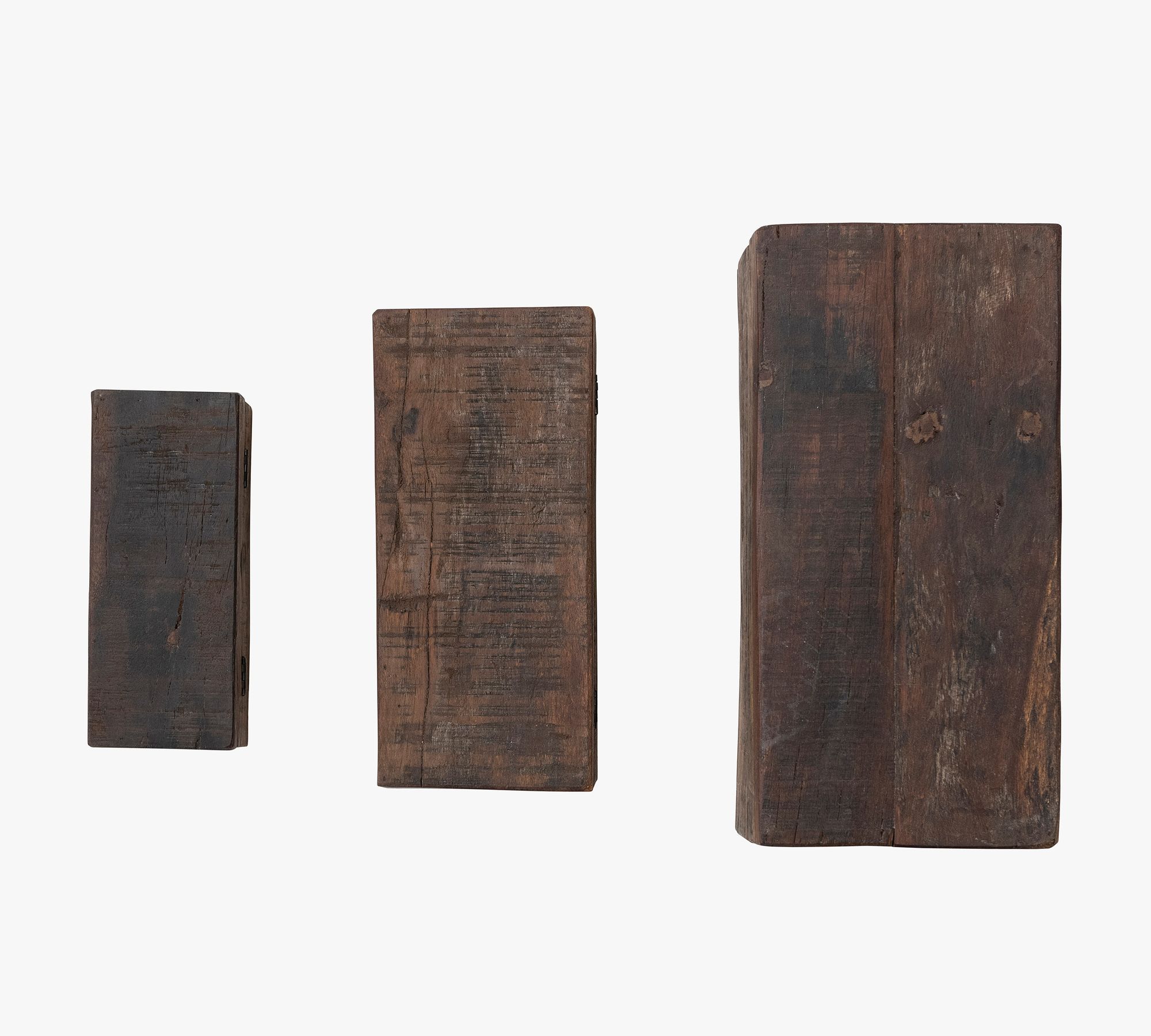 Reclaimed Wood Boxes - Set of 3 thumbnail 2
