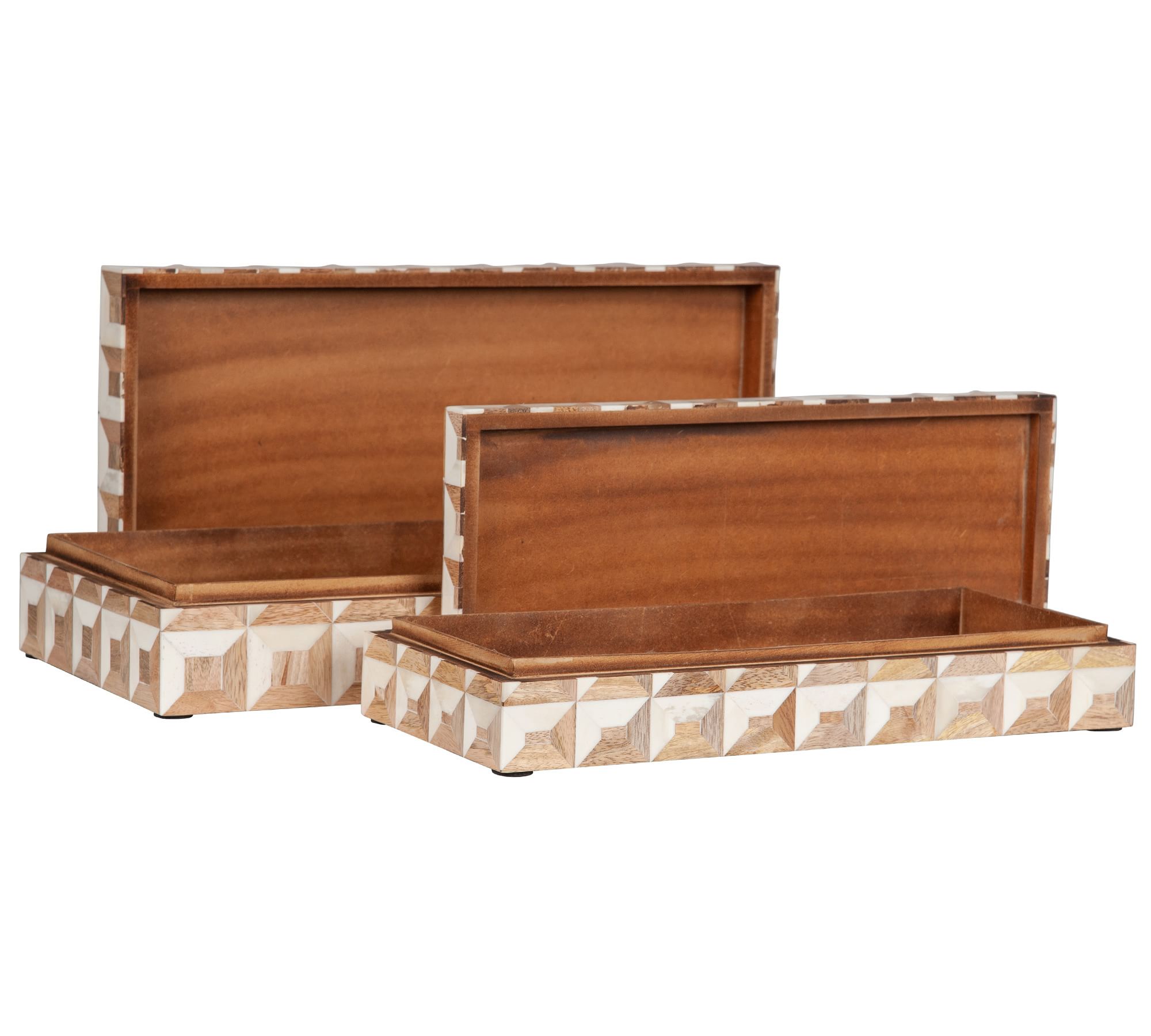 Cora Bone Decorative Box-Set of 2 thumbnail 5