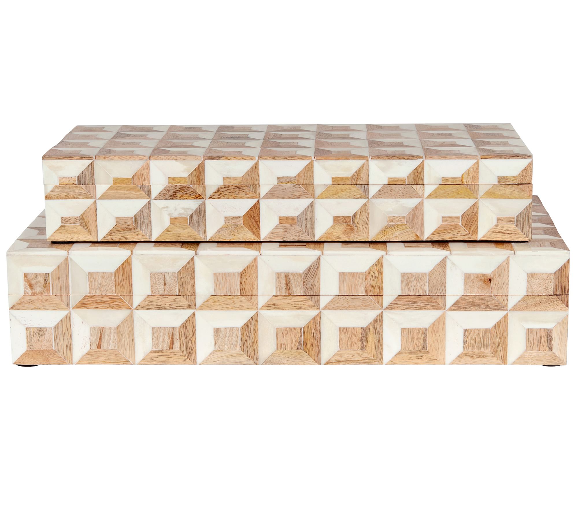 Cora Bone Decorative Box-Set of 2 thumbnail 6
